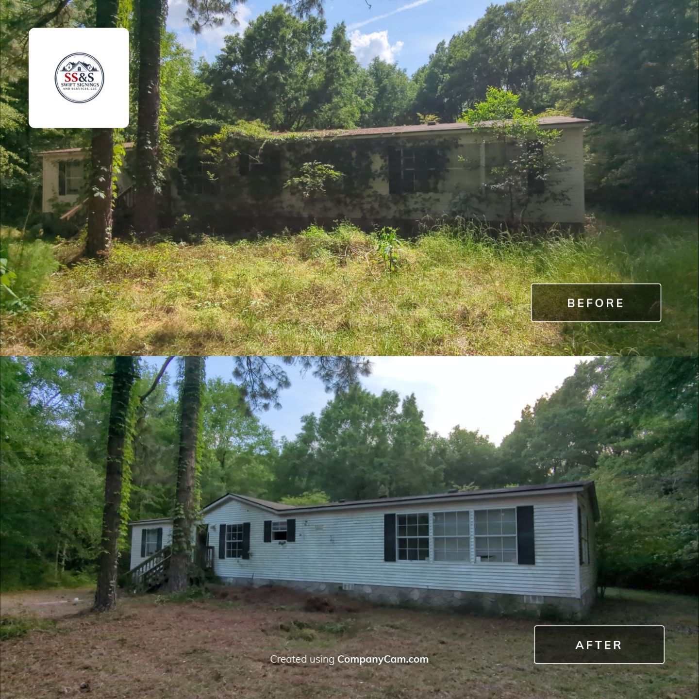 Exterior Clearing - tree trimming - grass cut by Swift Signings and Services LLC