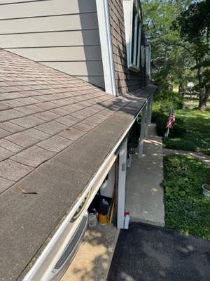 Turtle Shell gutter protection installation in Naperville, IL 60565, photograph 13