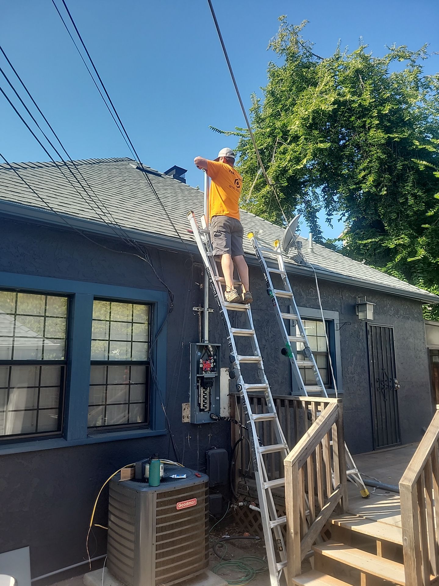 main panel upgrade by Peach Electric Inc