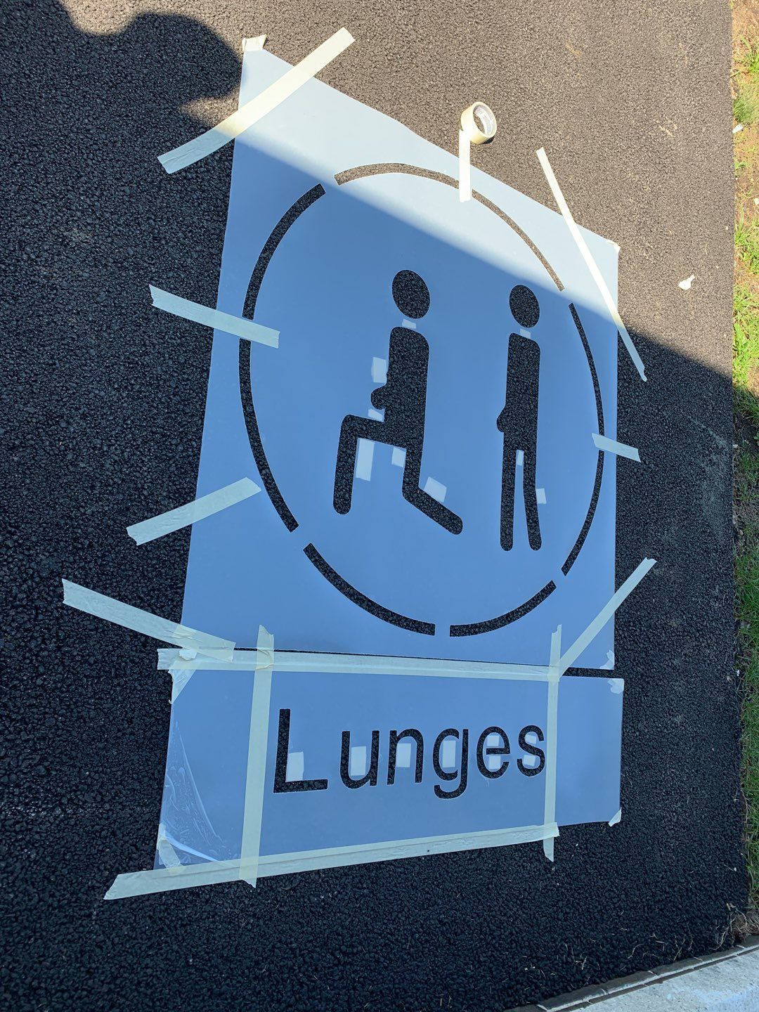 Playground Stencils using SealKrete Floor-Tex by Paint Platoon USA