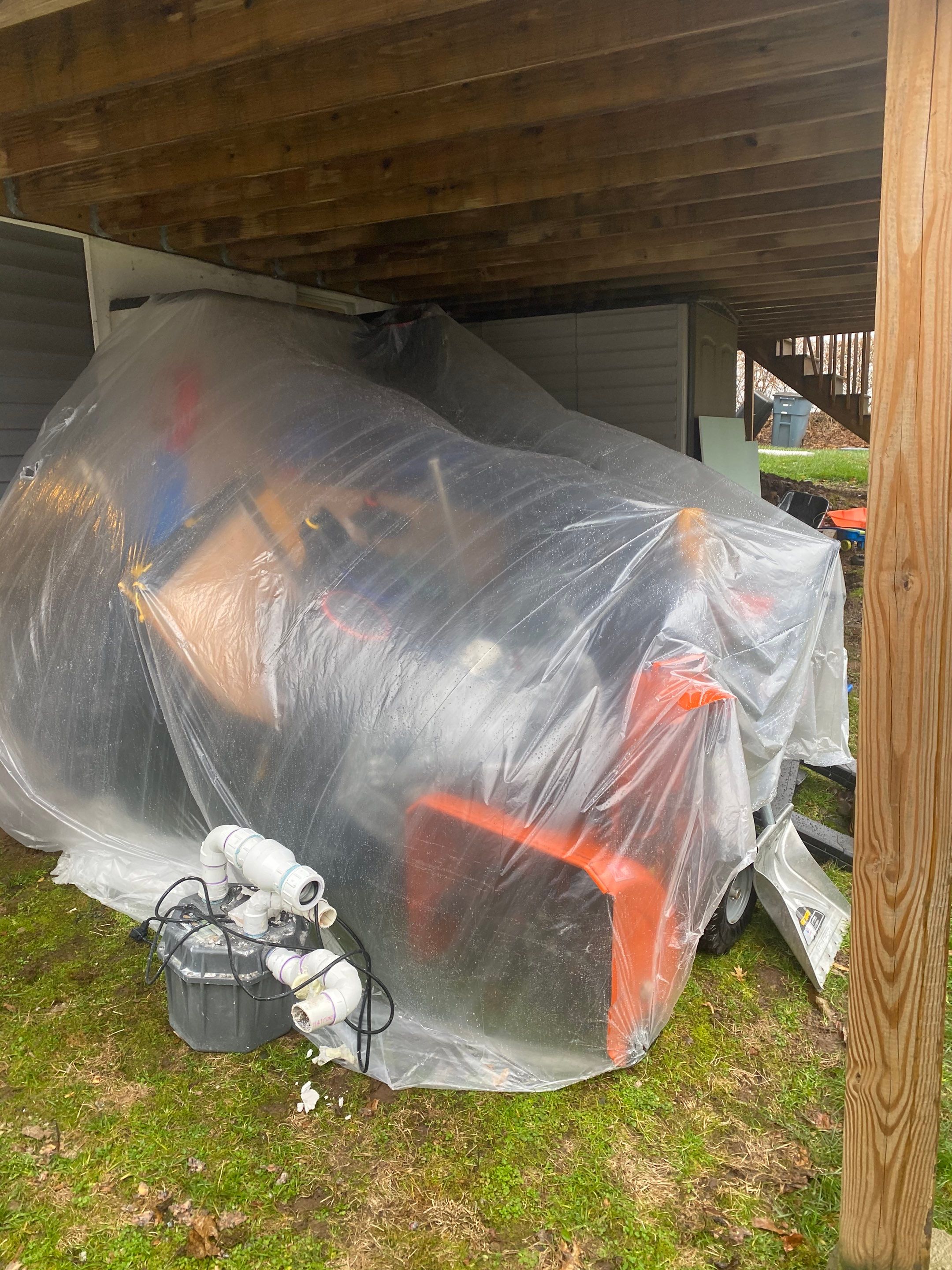Interior French Drain Job in West Orange, NJ by Pure Service Pro, LLC 