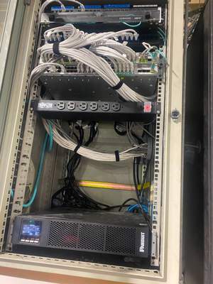 Structured cabling installation by CimaSolutions