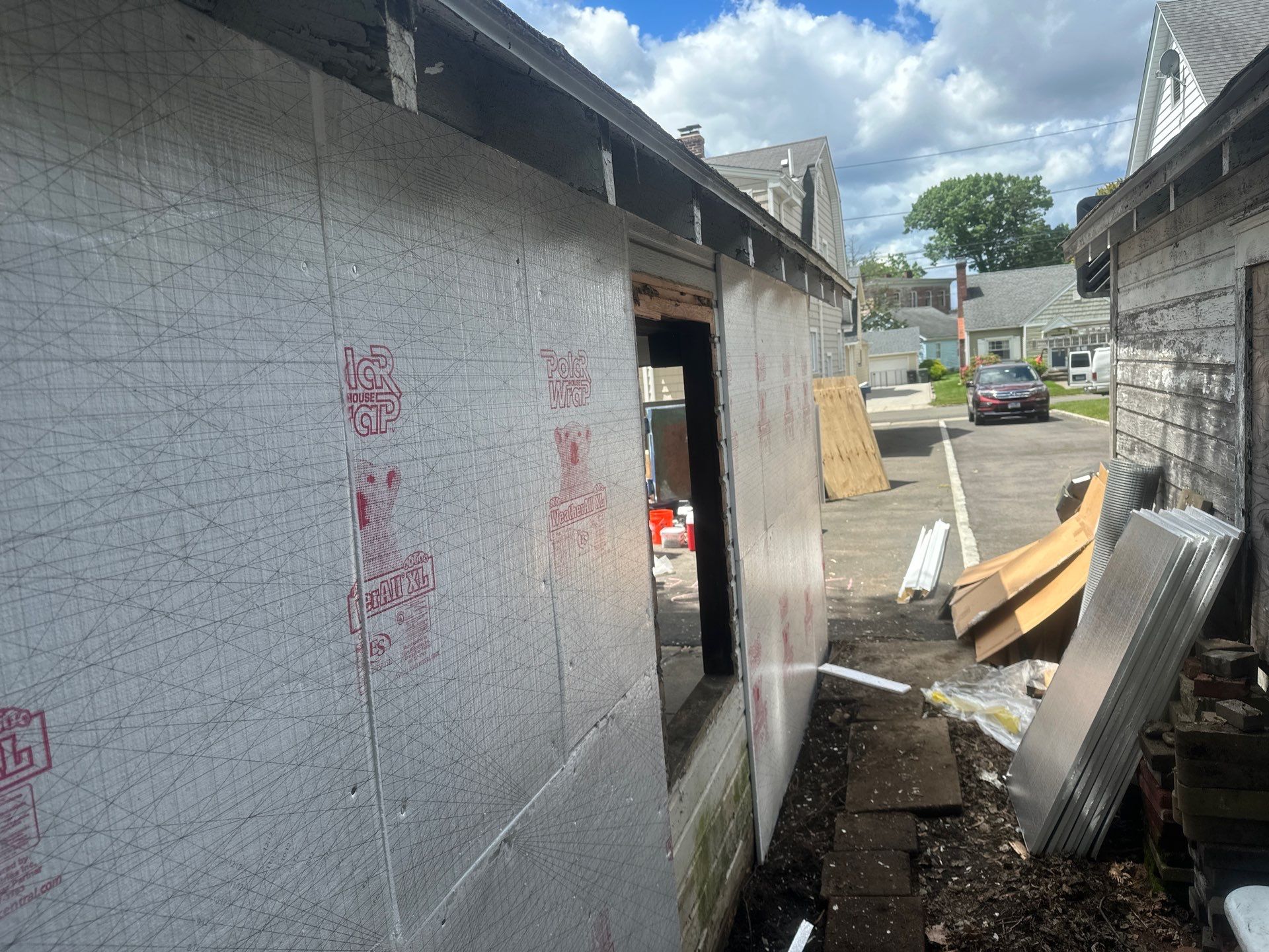 Siding Installation using CertainTeed Mainstreet Vinyl Siding - Savannah Wicker by A Plus Exterior