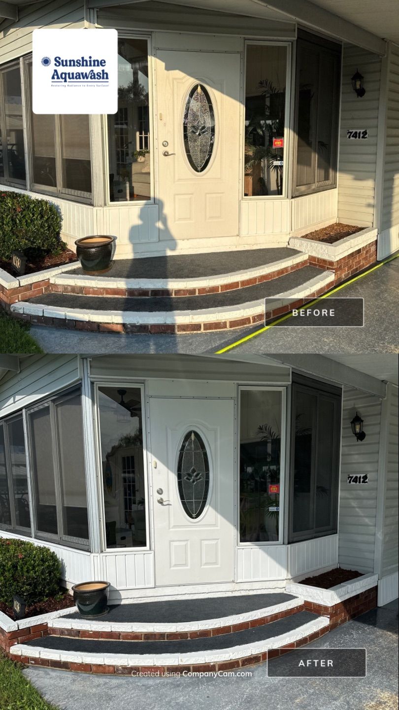 🏡 Mobile Home Soft Wash – Colony Cove, Ellenton, FL by Sunshine AquaWash