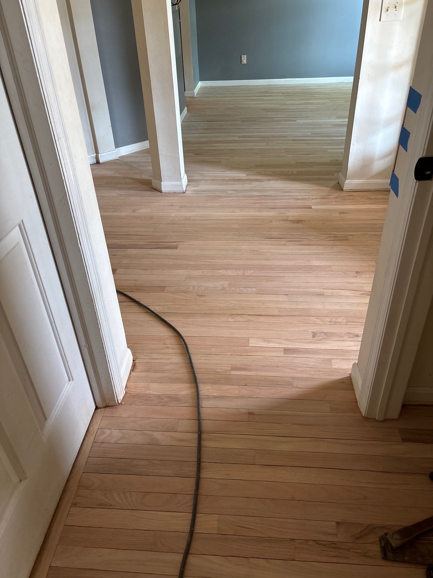 Natural Oak Hardwood Installation and Refinishing in Florence, Kentucky by Footprints Floors Kentucky