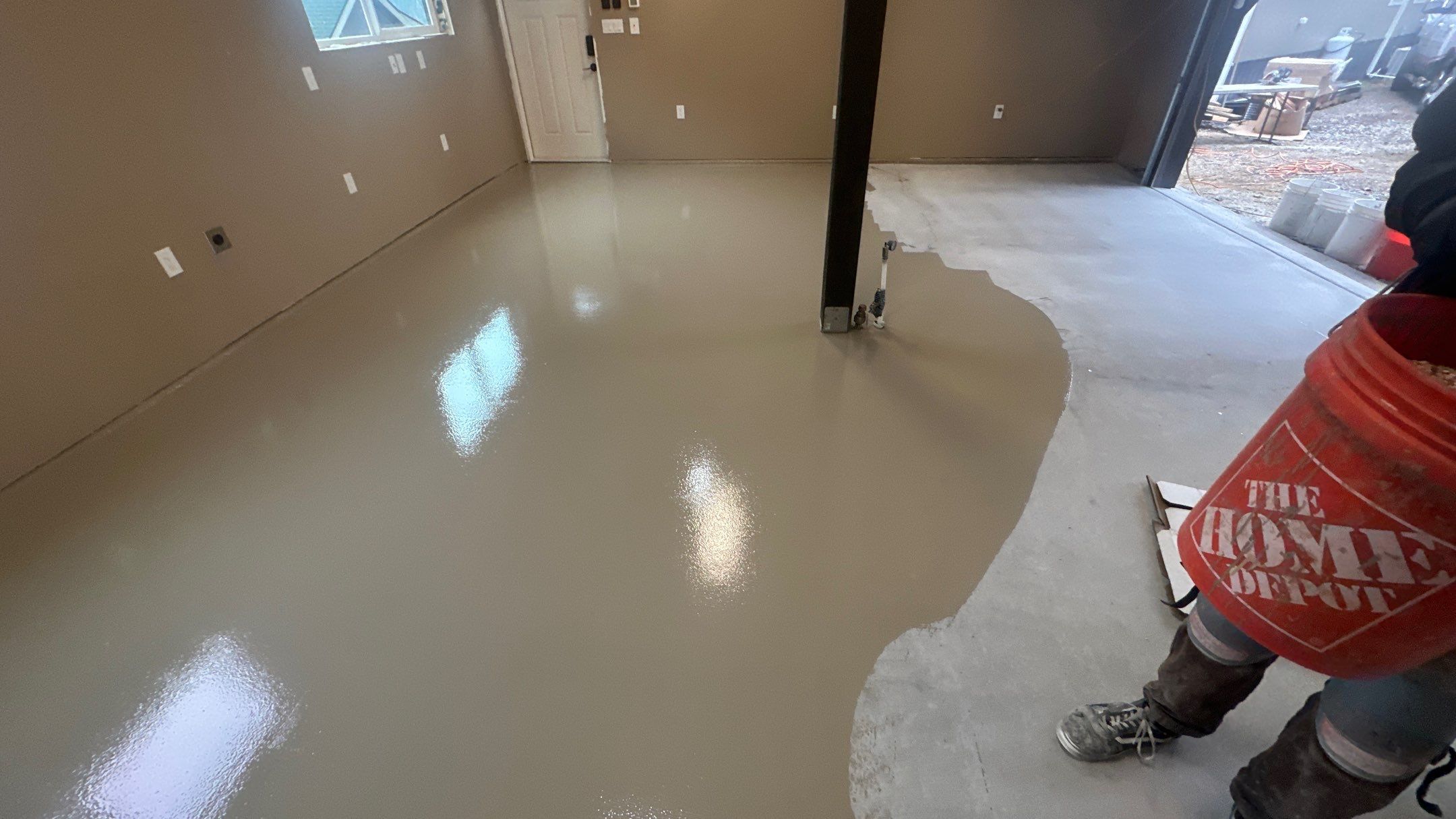 Shop Transformation using Claystone Hybrid by Croc Coatings, LLC