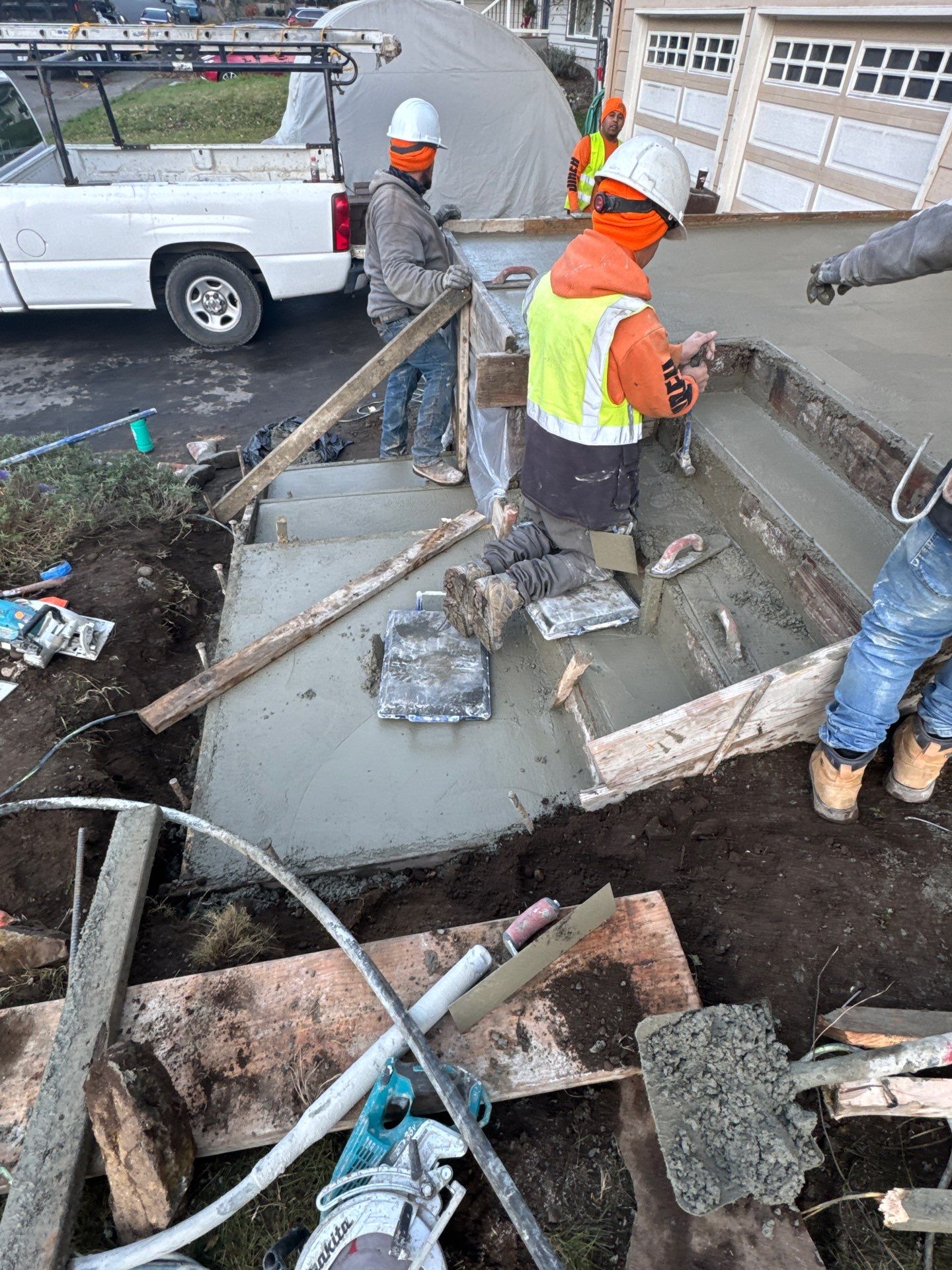 Concrete Front Stair Repair | Bothell  by Jireh Asphalt & Concrete Inc 
