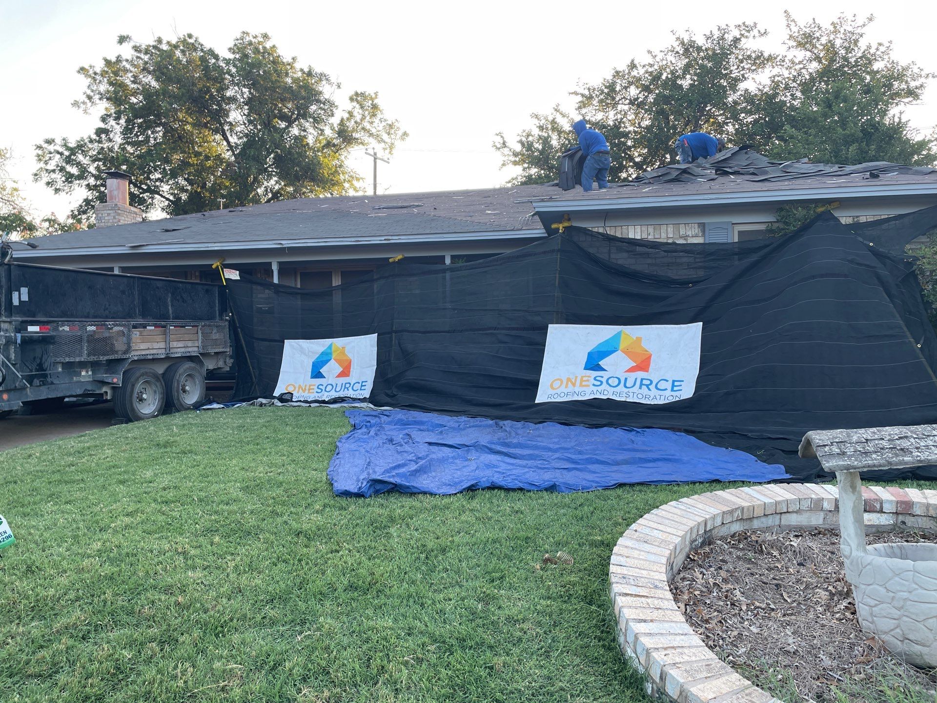 Residential Roofing Installation using Owens Corning TruDef Oakridge Estate Gray by OneSource Roofing and Restoration