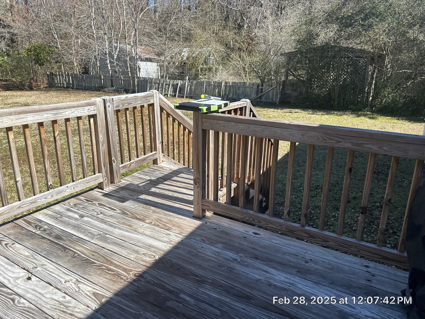 Weathered Deck using Wood Sealant by DuraSeal