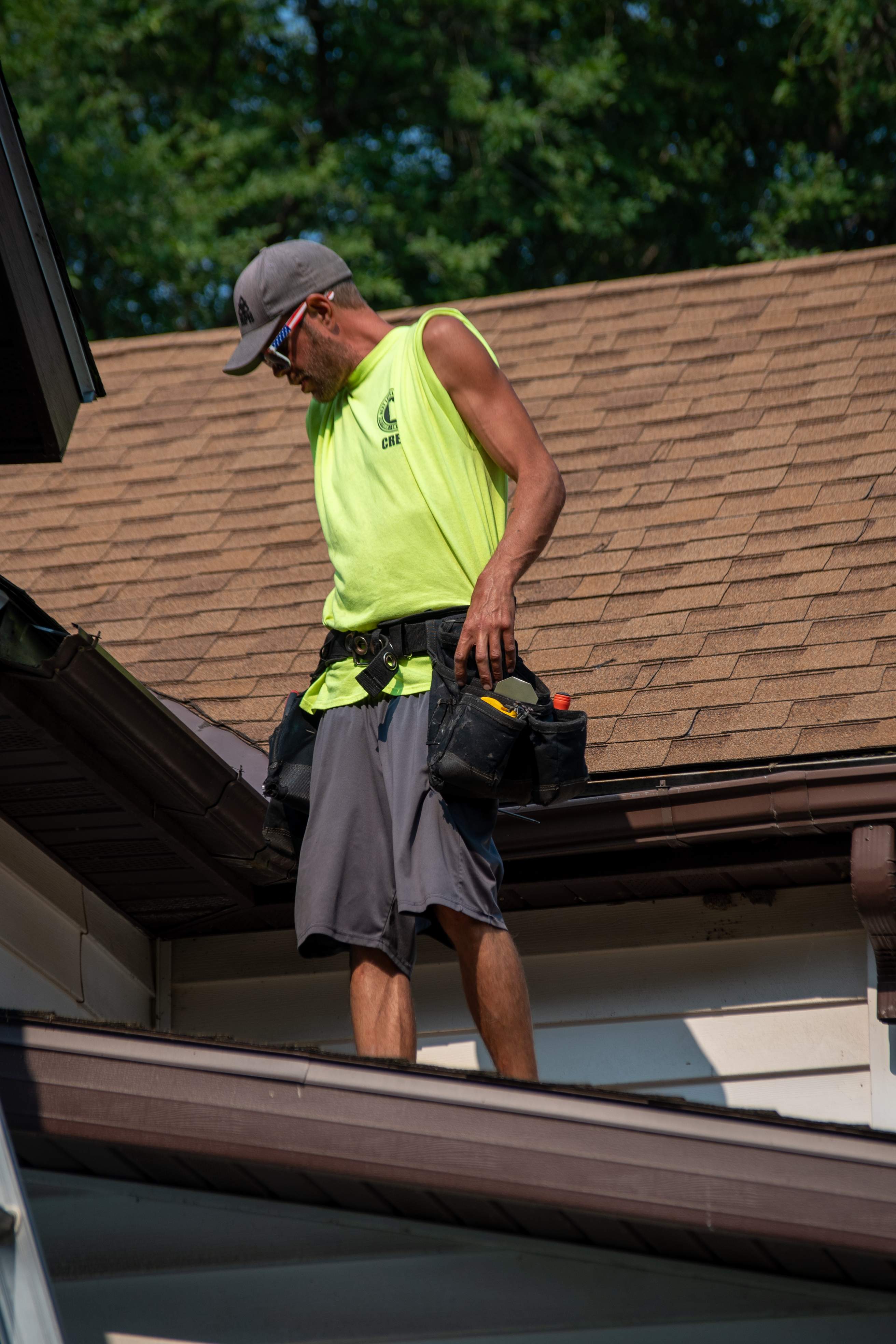 Royal Granite Siding Replacement & Brown Seamless Gutters by Next Level Seamless Gutters / Exteriors Inc.