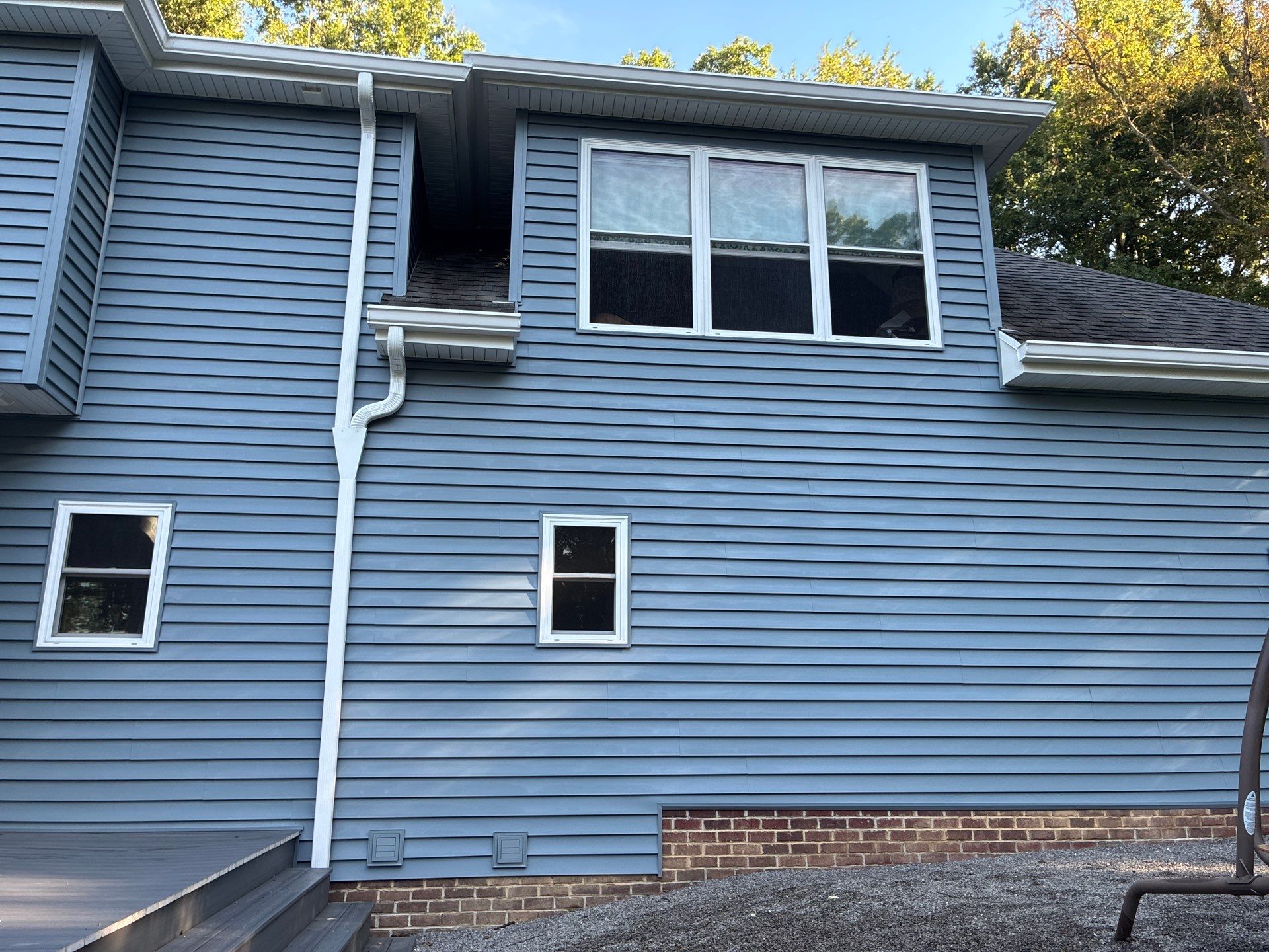 Full House Siding Renovation with English Wedgewood Vinyl in Gibsonia by Ideal Siding Pittsburgh
