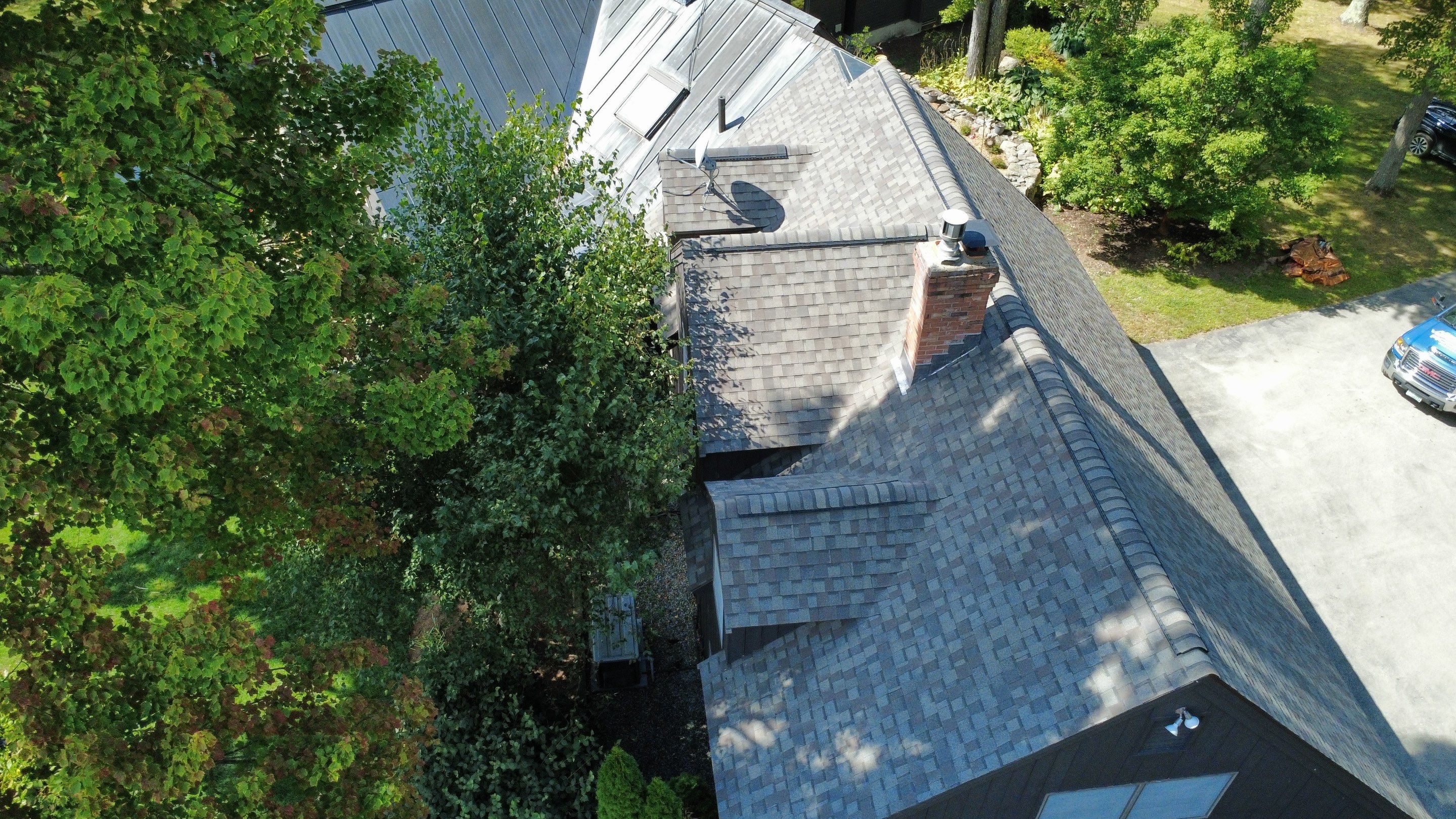 Garage & Barn Roof Replacement in Greenfield, NH | Owens Corning Shingles by Adam Vaillancourt Roofing LLC