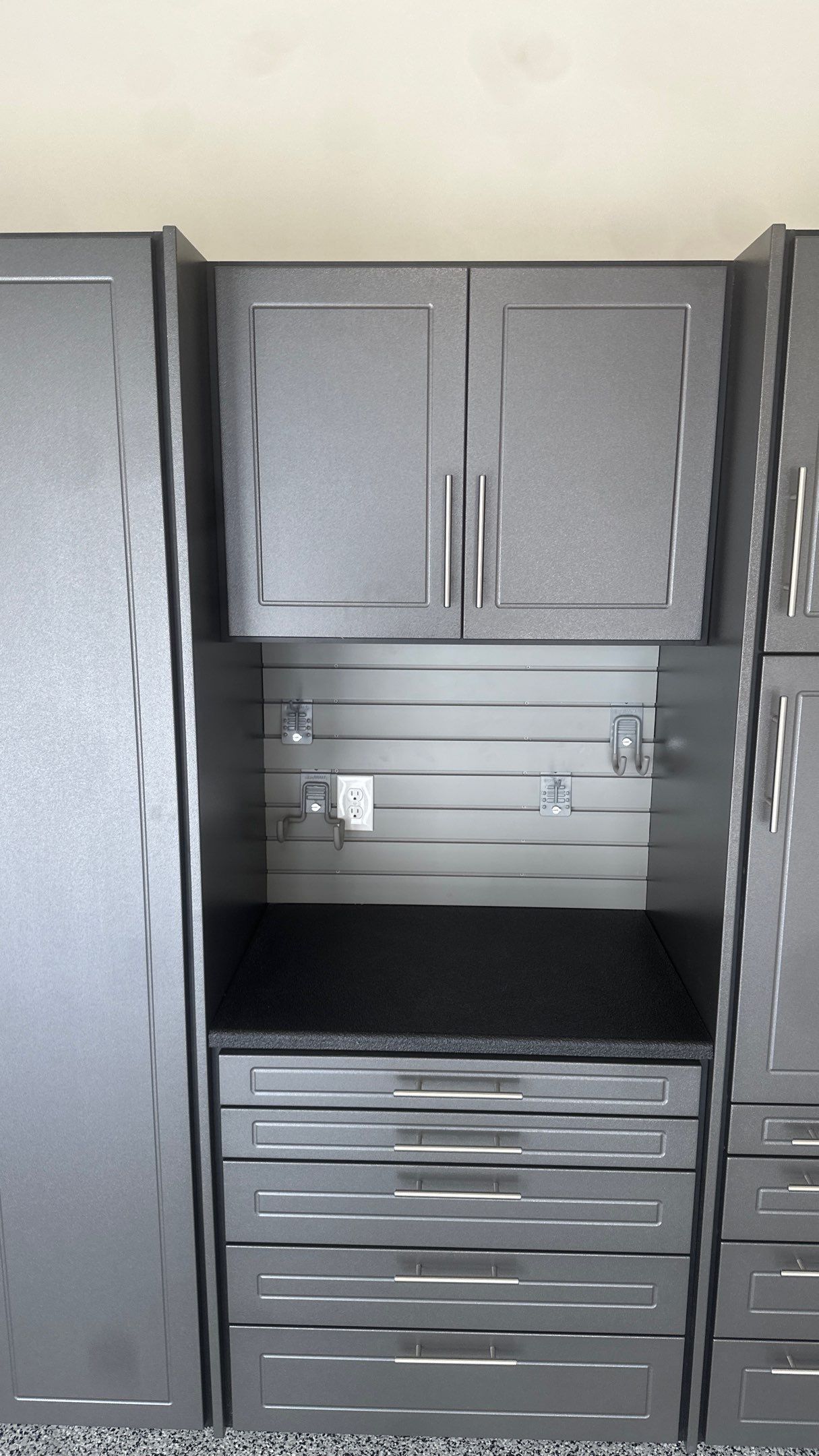 Tim S. added Cabinets and a Banner Garage Floor to his garage by Banner Garage