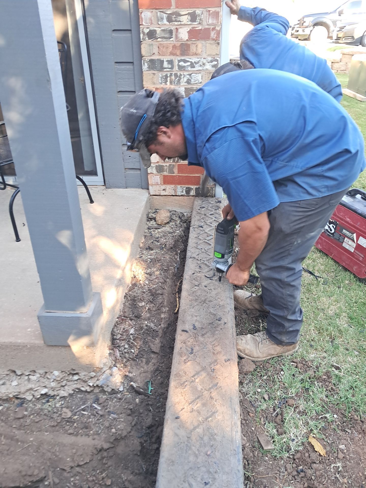 Landscape and concrete work by Clays Services Inc