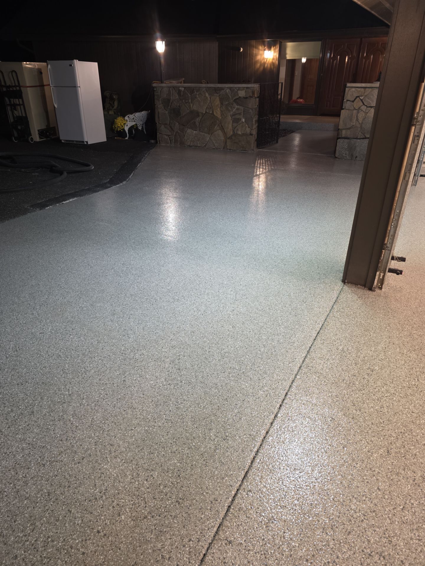 Garage and Entryway Concrete Coating Transformation in Clarkston Washington by Croc Coatings, LLC