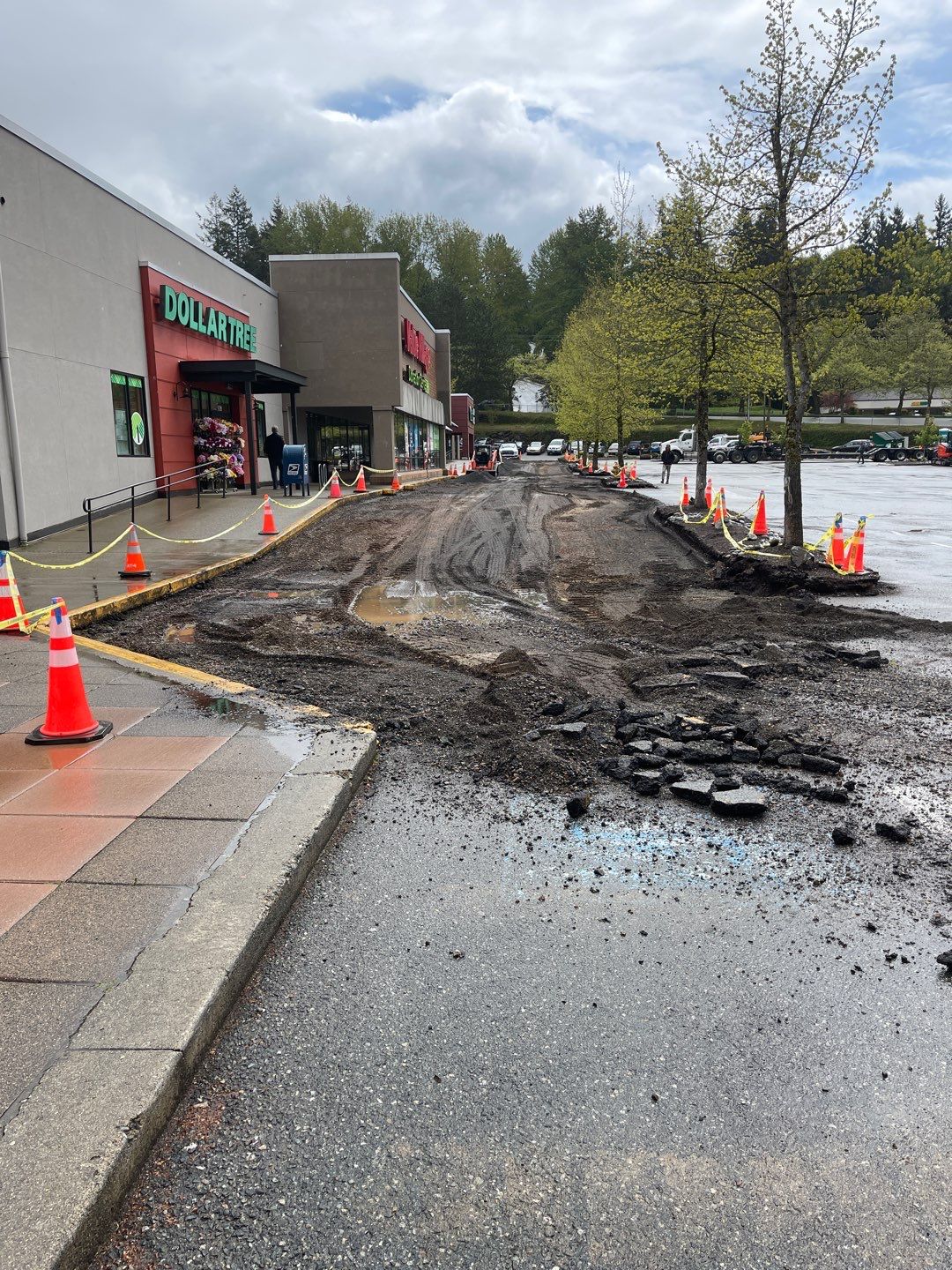 Colliers - Woodinville New Asphalt Parking Lot by Jireh Asphalt & Concrete Inc 