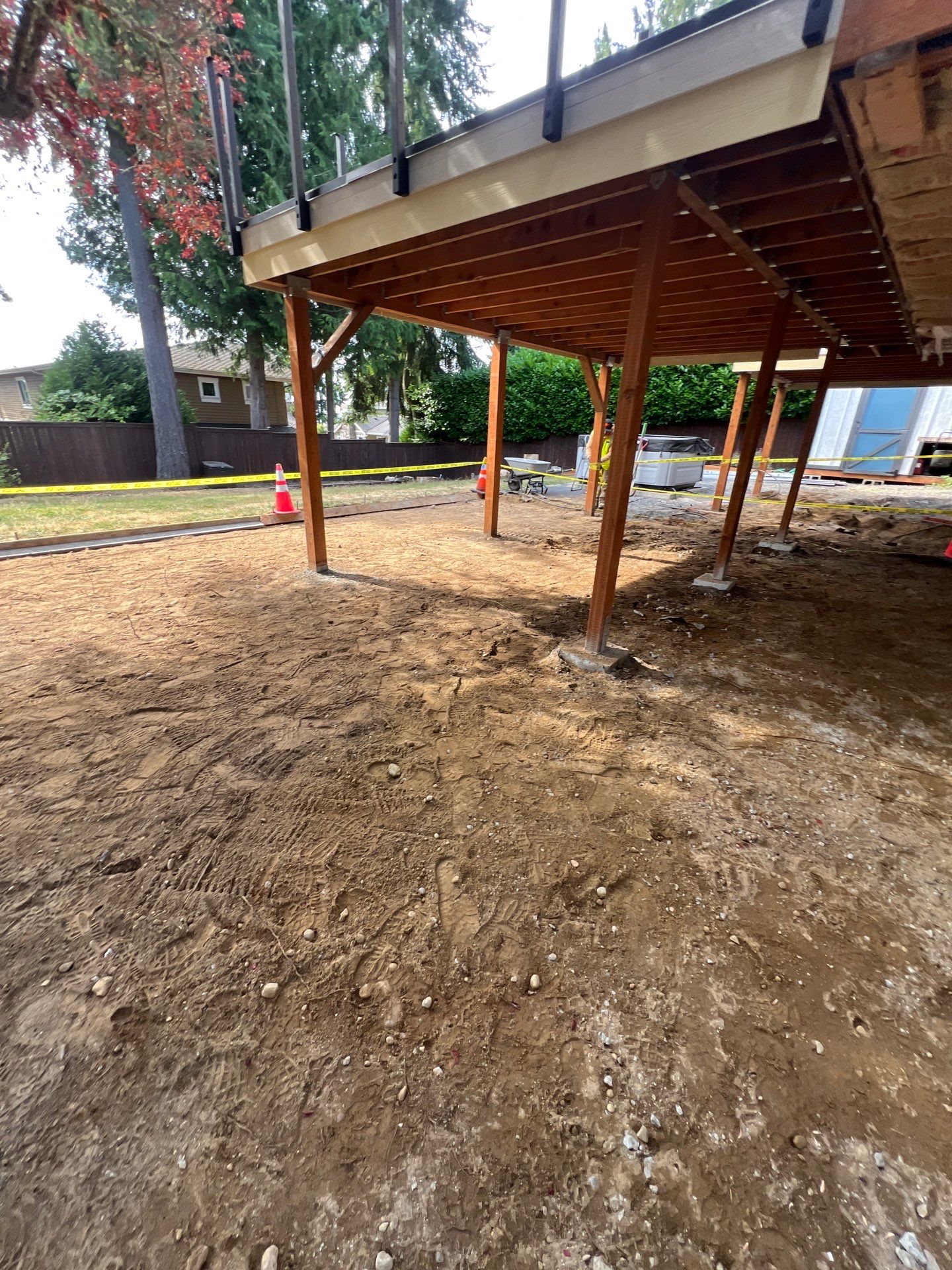 Concrete Back Patio Renovation | Edmonds  by Jireh Asphalt & Concrete Inc 