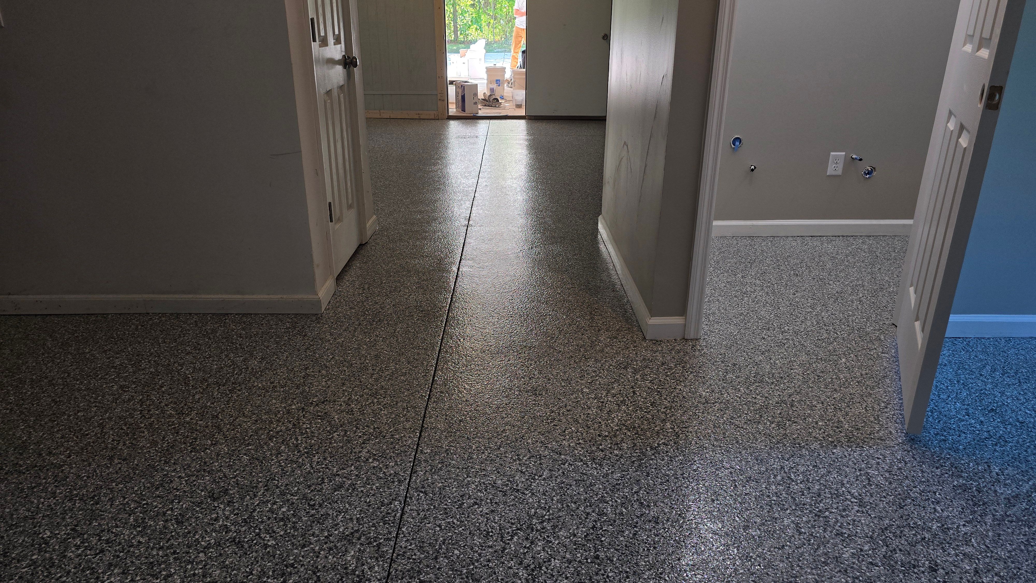 Basement using Gravel by Elite Floor Solutions