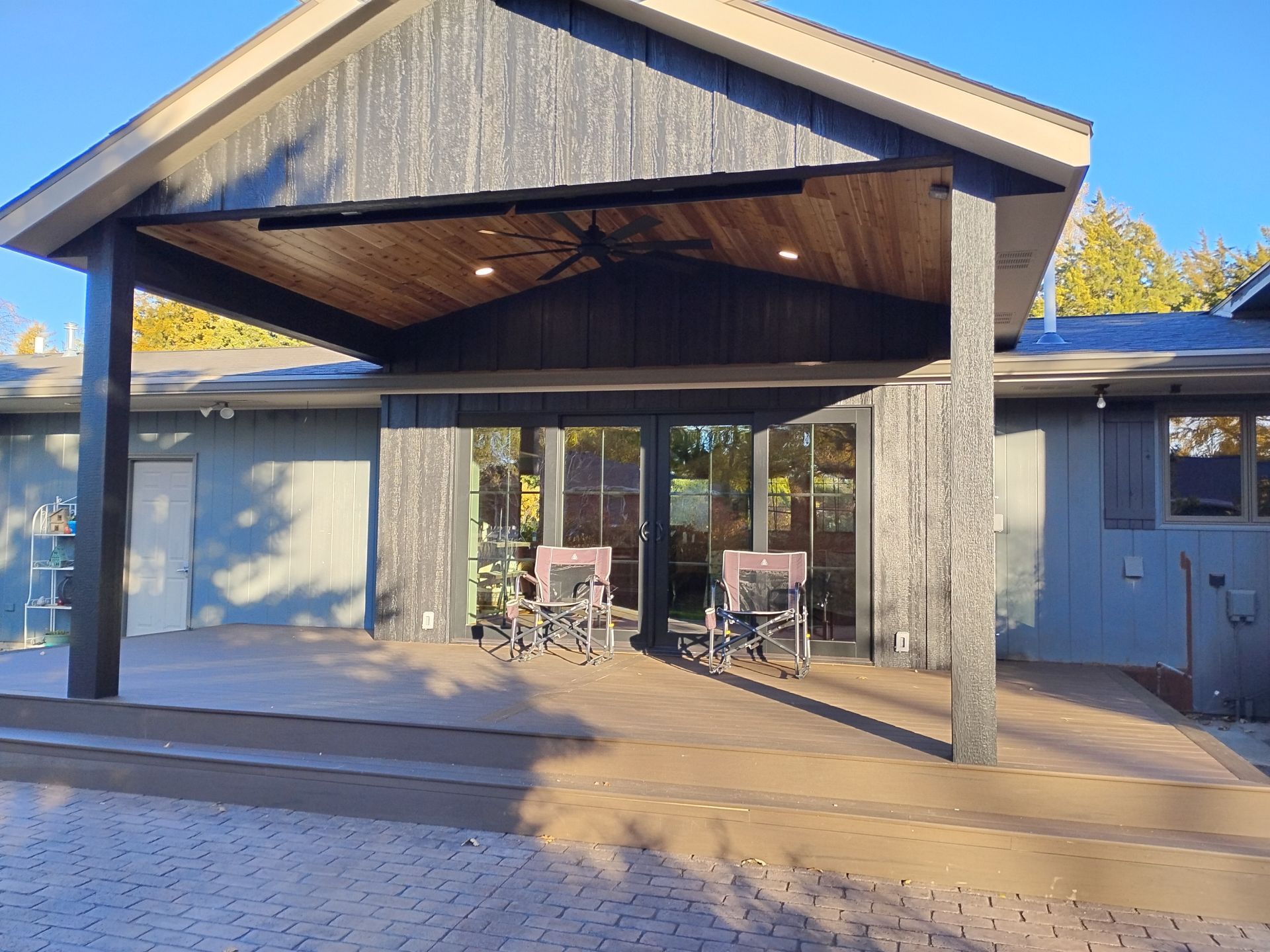 Back Patio Upgrade by Abe Electric 