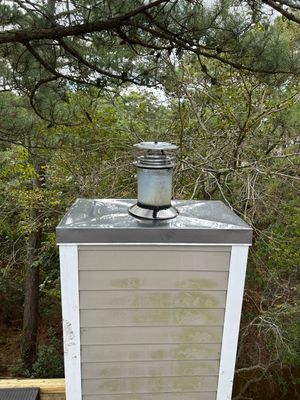 Chimney Chase Cover and Flashing in Virginia Beach