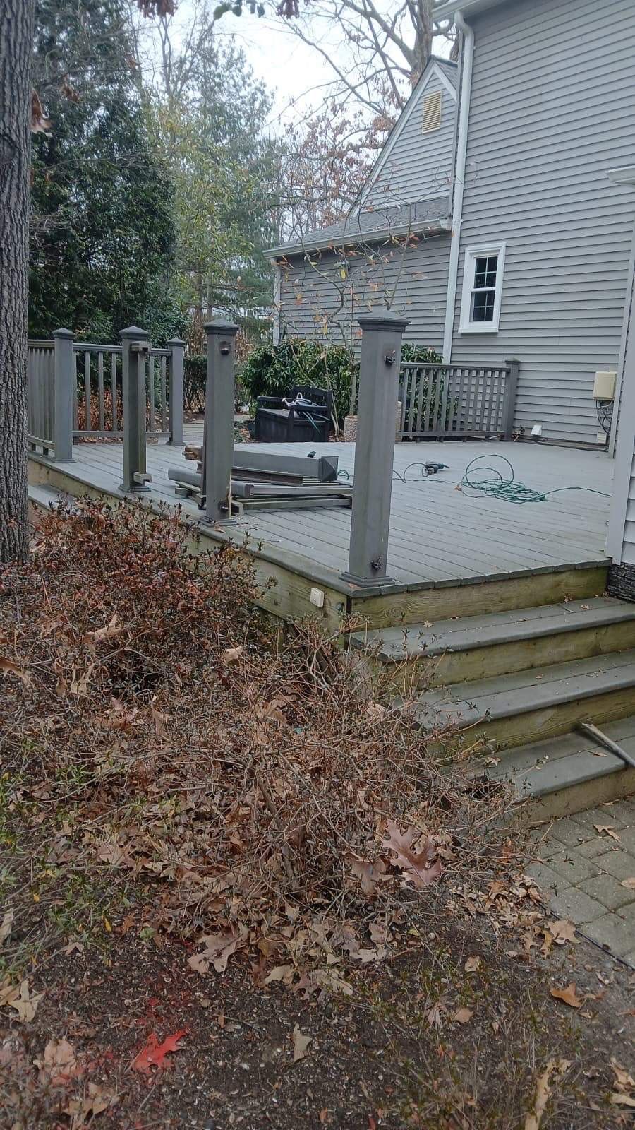 Trex Deck Resurfacing & New Railing in Sterling, VA by Sunburst Construction Inc