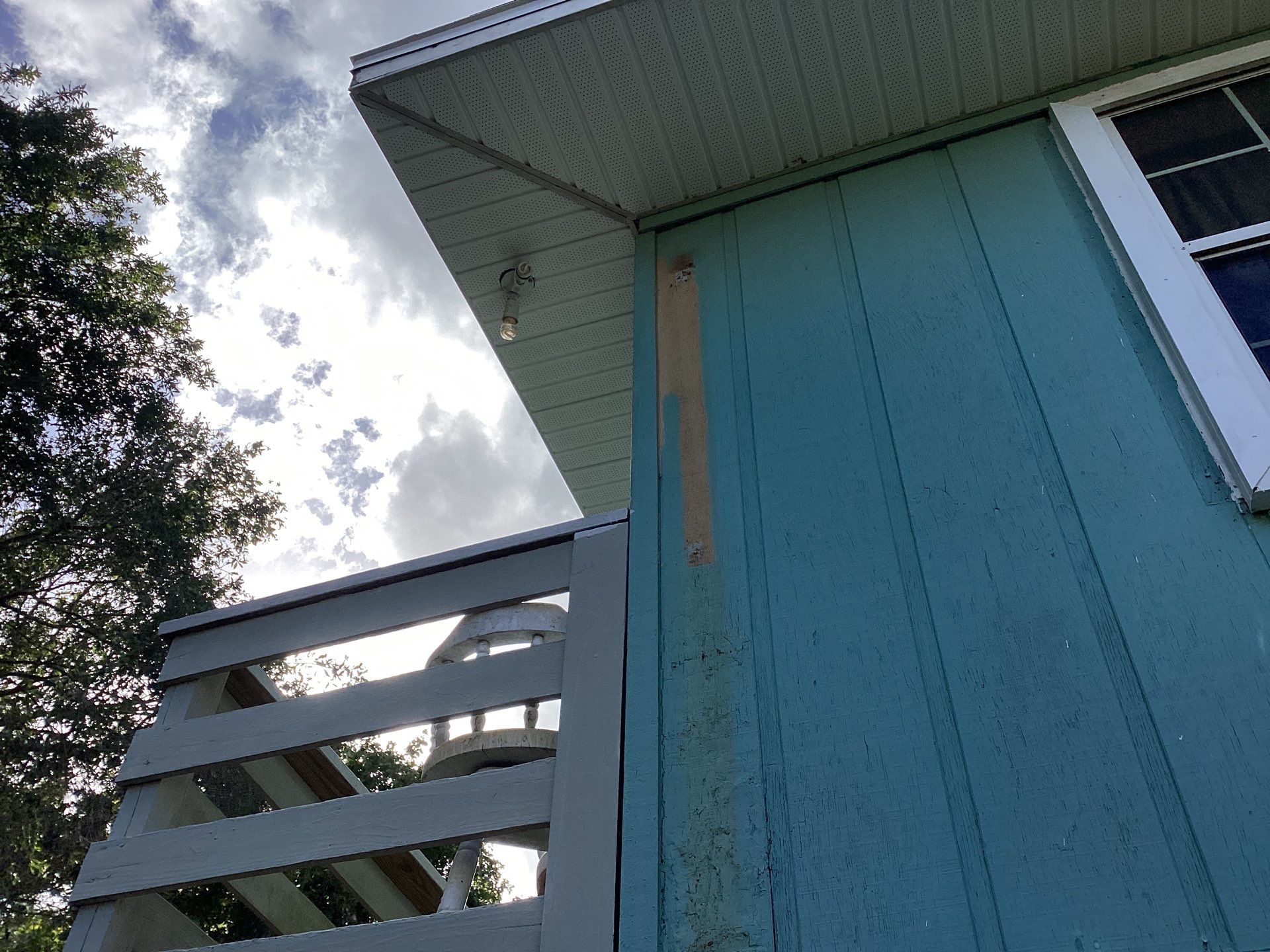 Soffit and Fascia Installation using White Soffit in Lehigh Acres, FL by Gutter Professors
