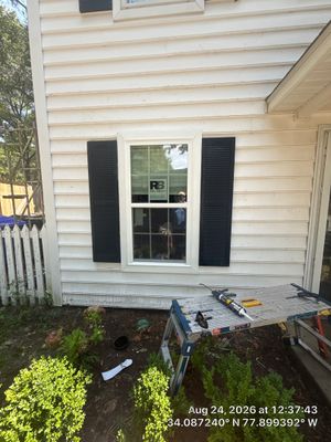 Window Replacement and Wall Framing Repair in Wilmington, NC