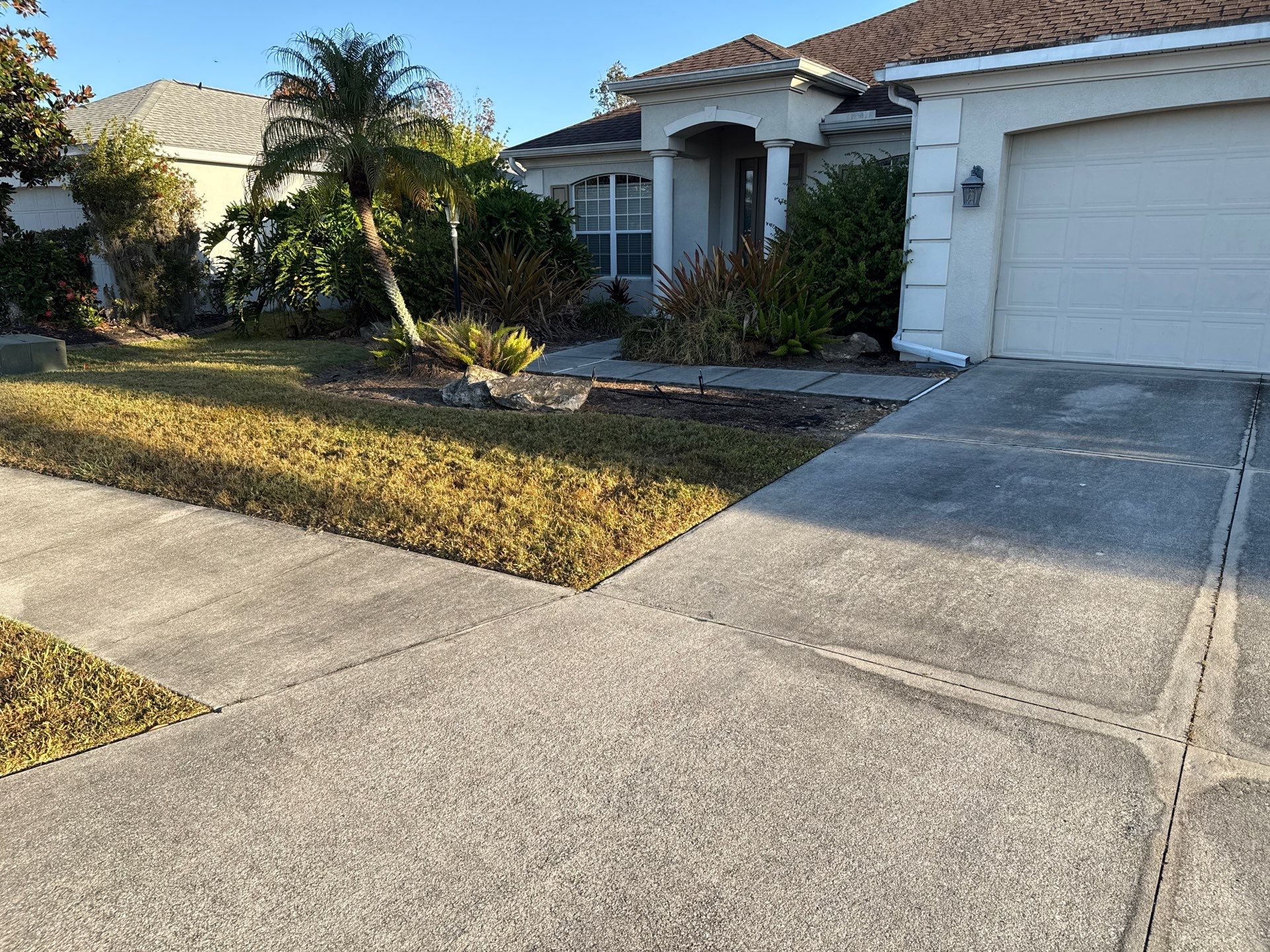 Driveway & Walkway Cleaning Project | Northwood Park, Palmetto FL by Sunshine AquaWash