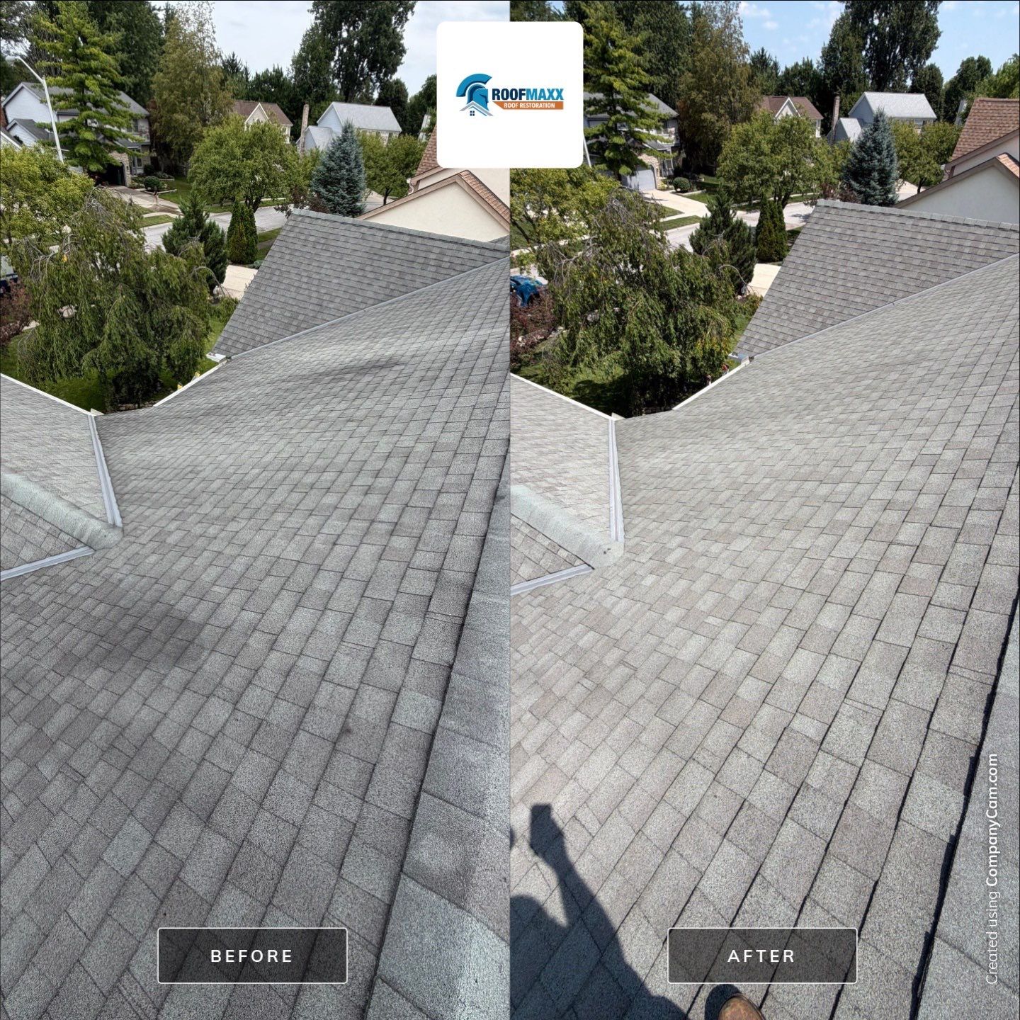 Condo Reference Before and Afters by Roof Maxx of Columbus, OH