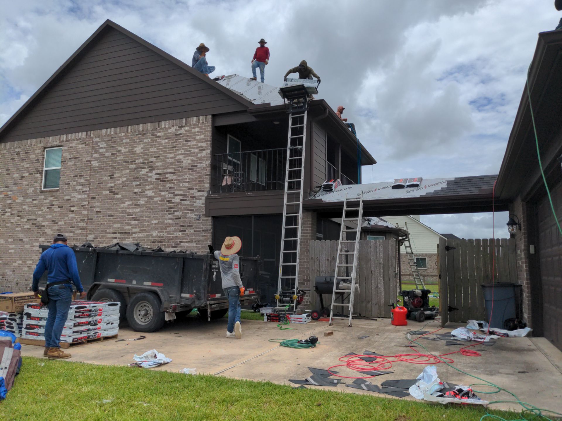 Project in Needville by Roof Guard And Construction