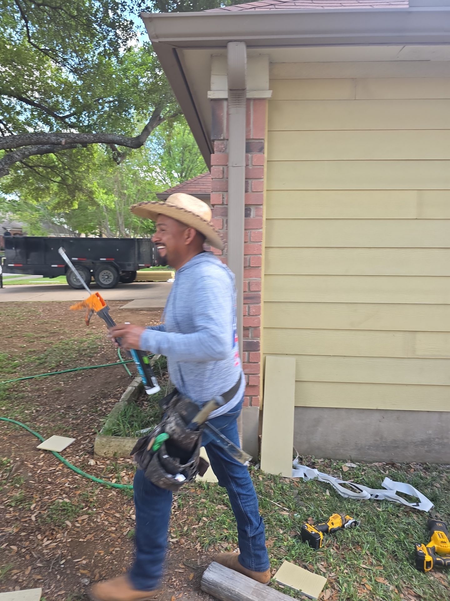 Siding project in Cedar Park, TX by REPS Austin Area Roofer