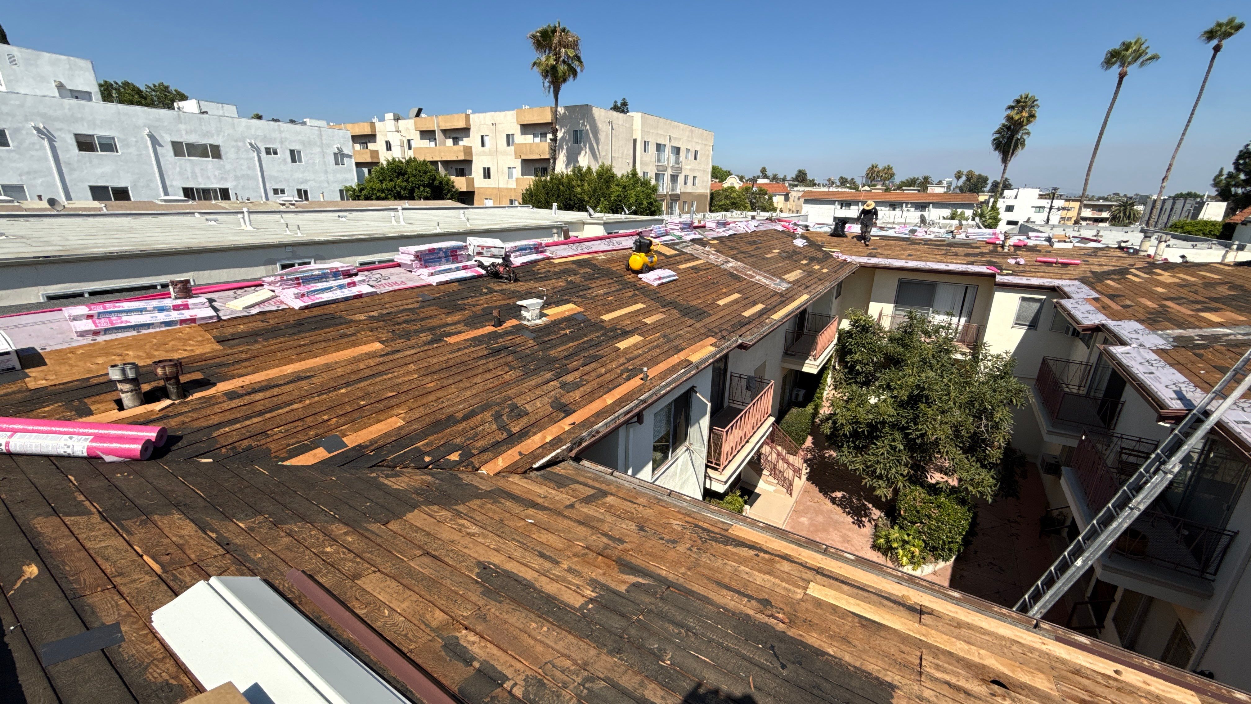 Apartment Building in Hollywood by Hull Brothers Roofing