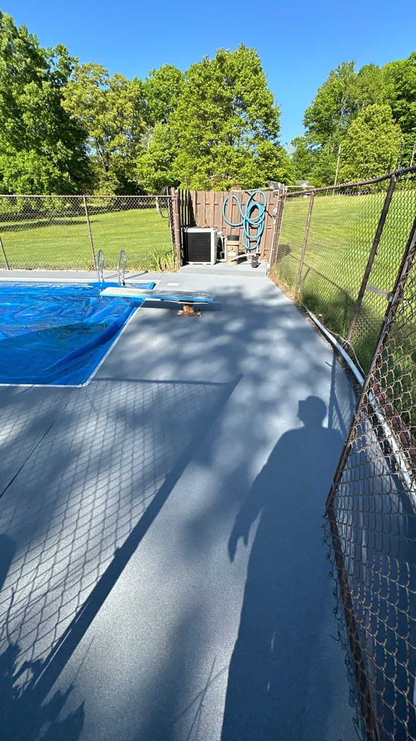 Pool Deck + Steps + Porch Project in JEANNETTE by Floors in a Day, Inc
