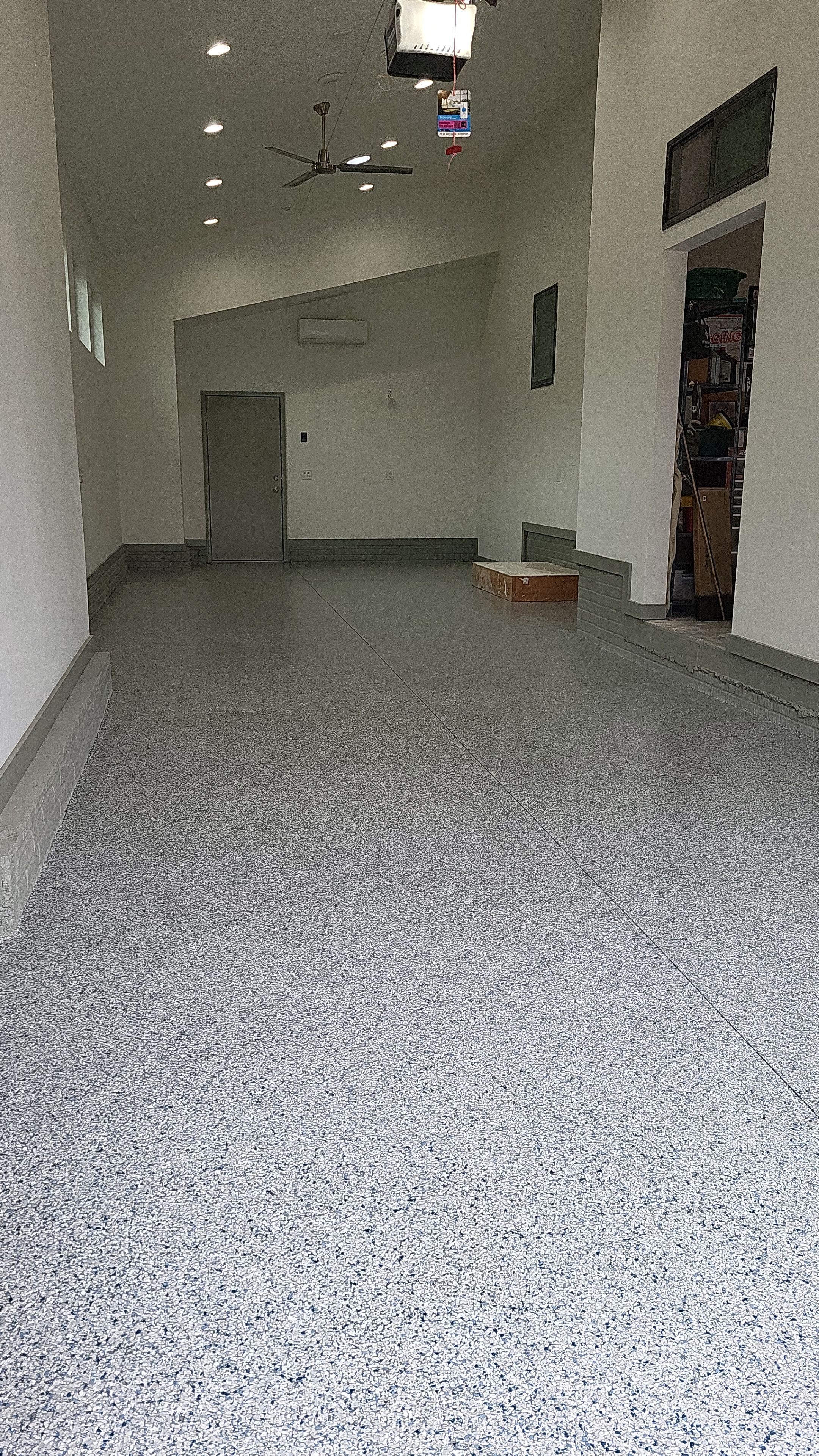 Tidal Wave Garage Floor Coating using Polyaspartic by Revival Concrete Coatings, LLC