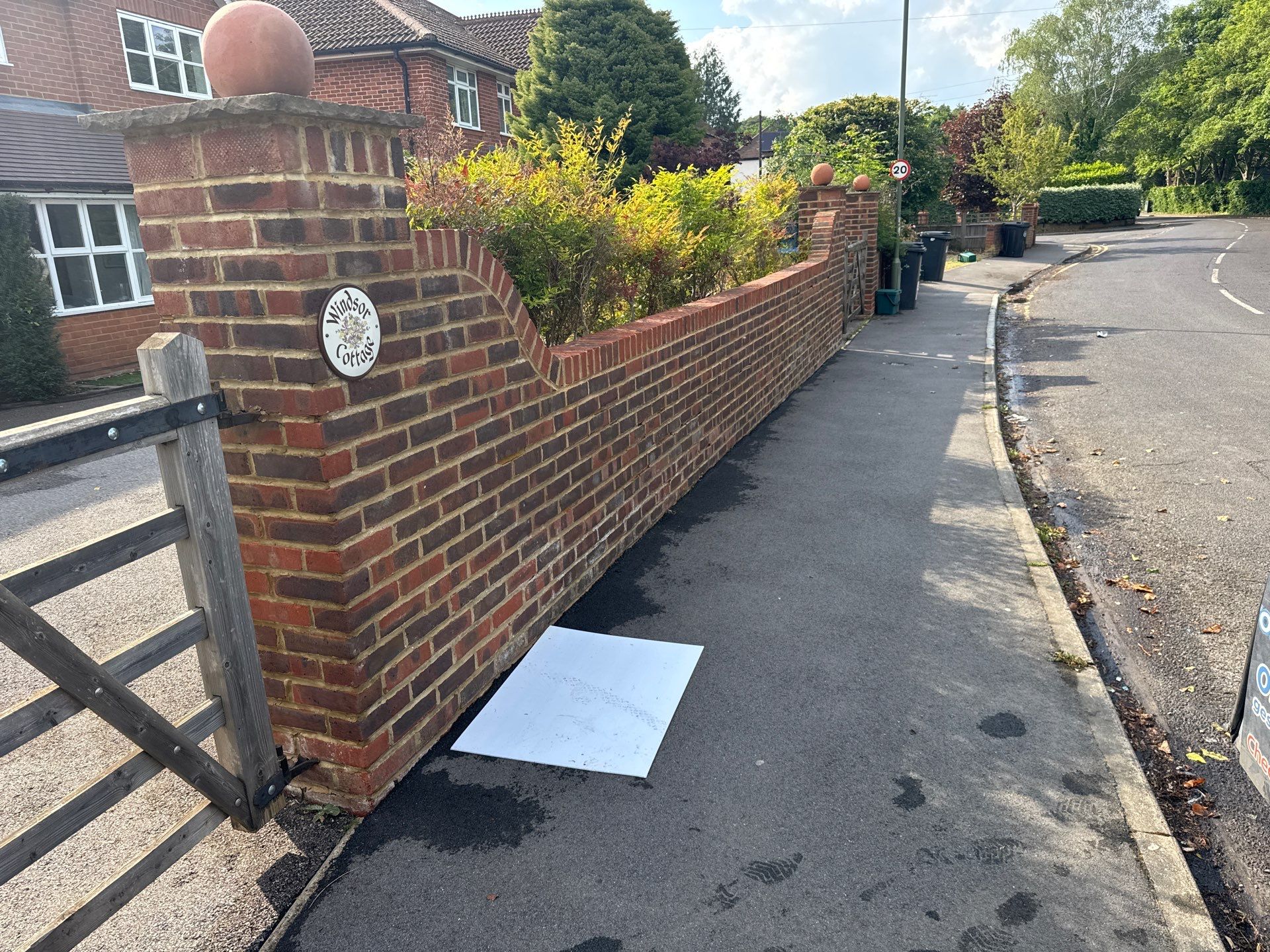 Tarmac Driveway Clean using Flat Surface Cleaner by Ges Exterior Cleaning ltd