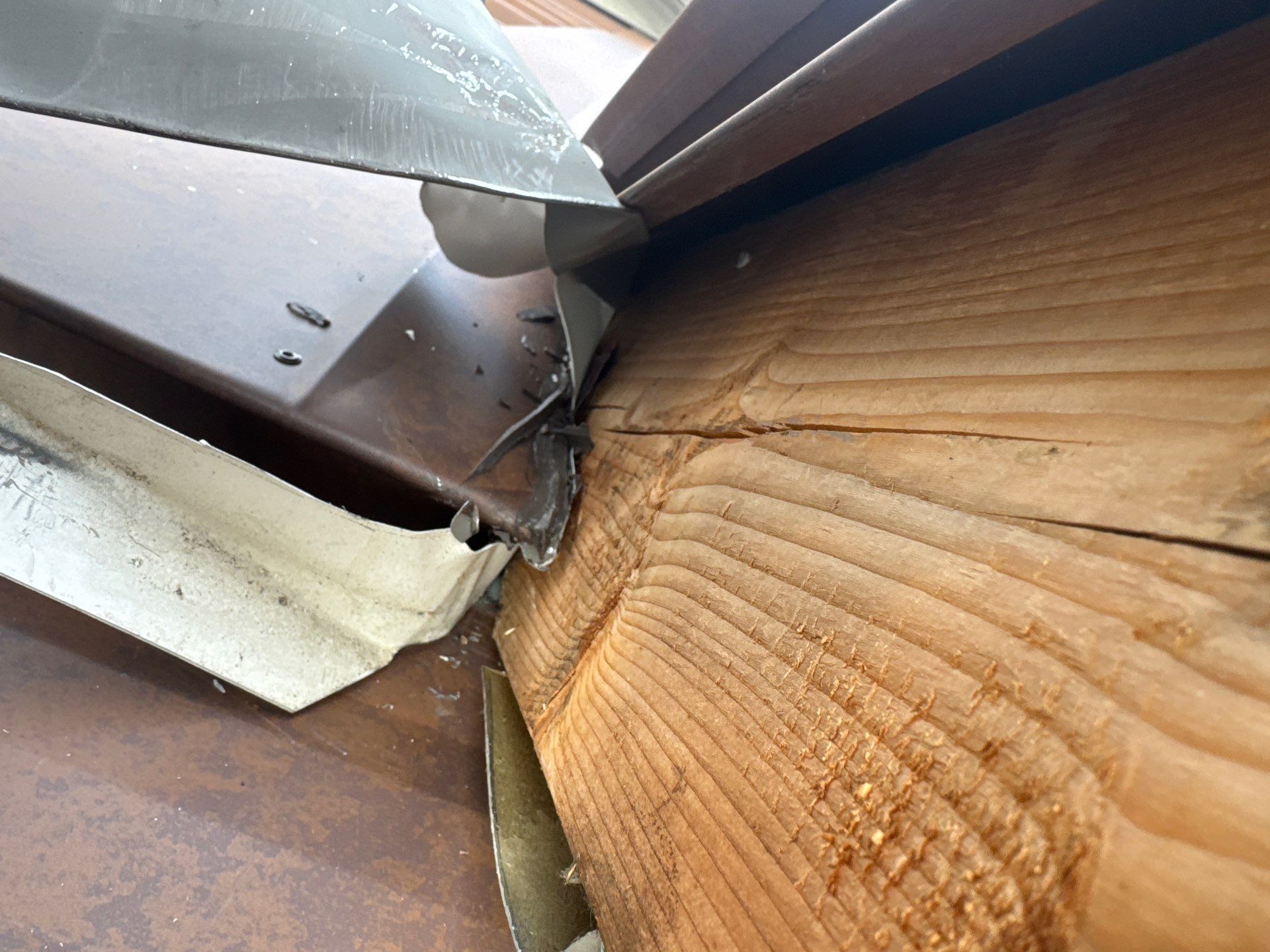 Roof Replacement using MS Standing Seam Roof Western Rust by 180 Contractors