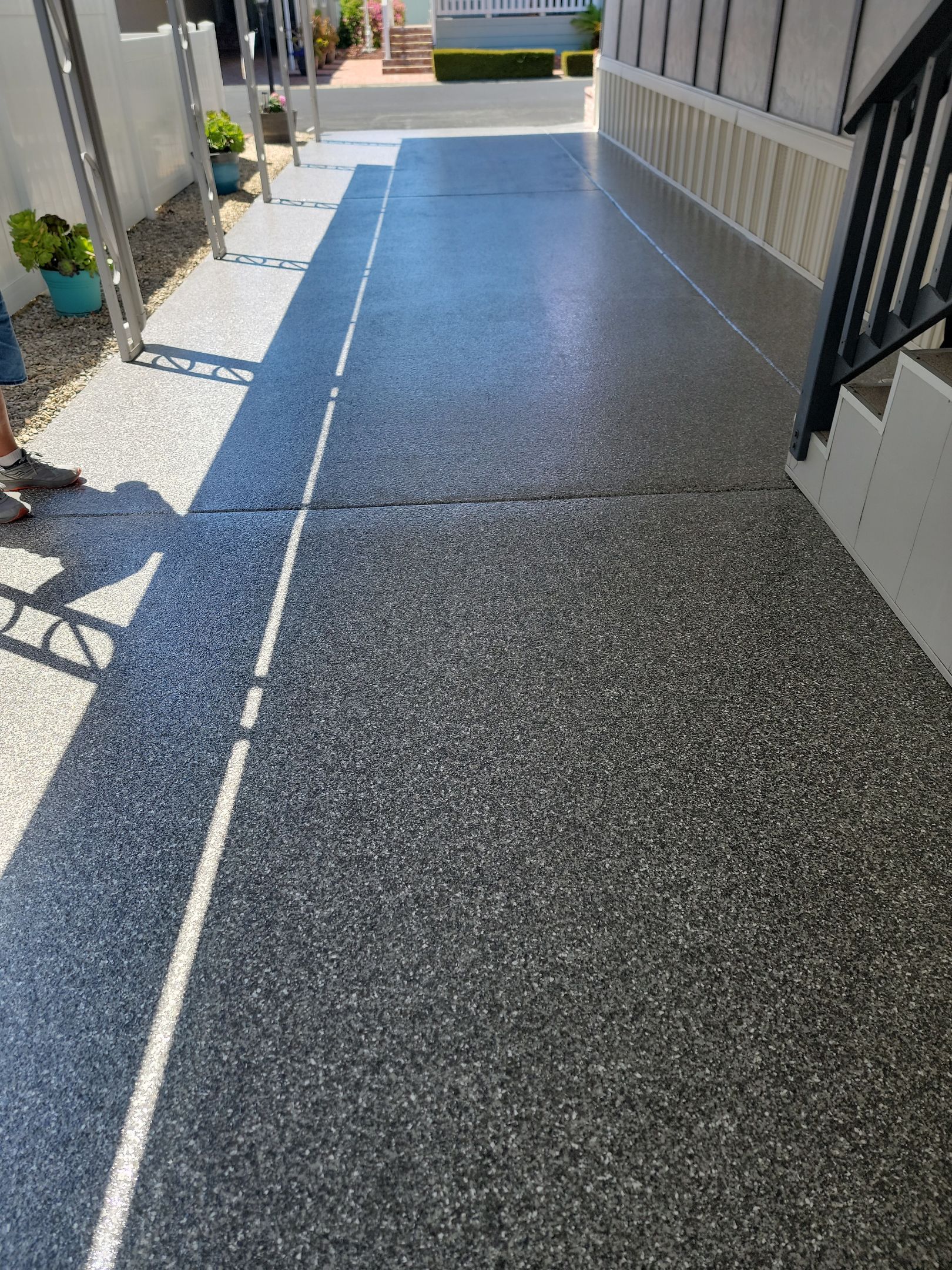 Polyurea Carport and Walkway Concrete Coating in Pismo Beach by MGP Coatings