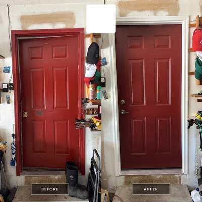New Entry Door and Sliding Patio Door Installation in Fortville