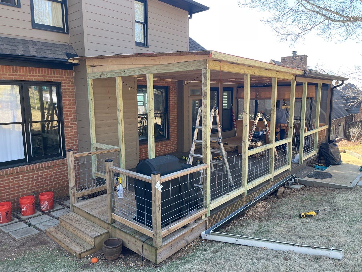 Lake Crest Circle - Roof and Deck Installation  by Pillar and Pine