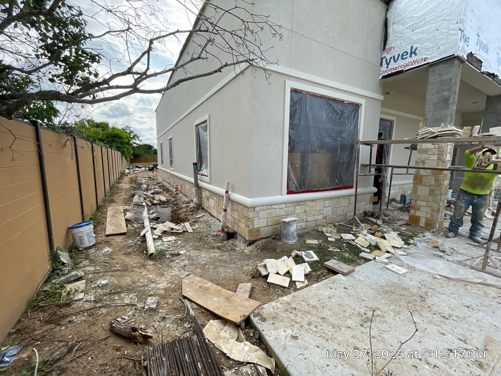 Cypress Commercial Blend: Stucco and Thin Stone by Apex by Apex Conventional Stucco Llc