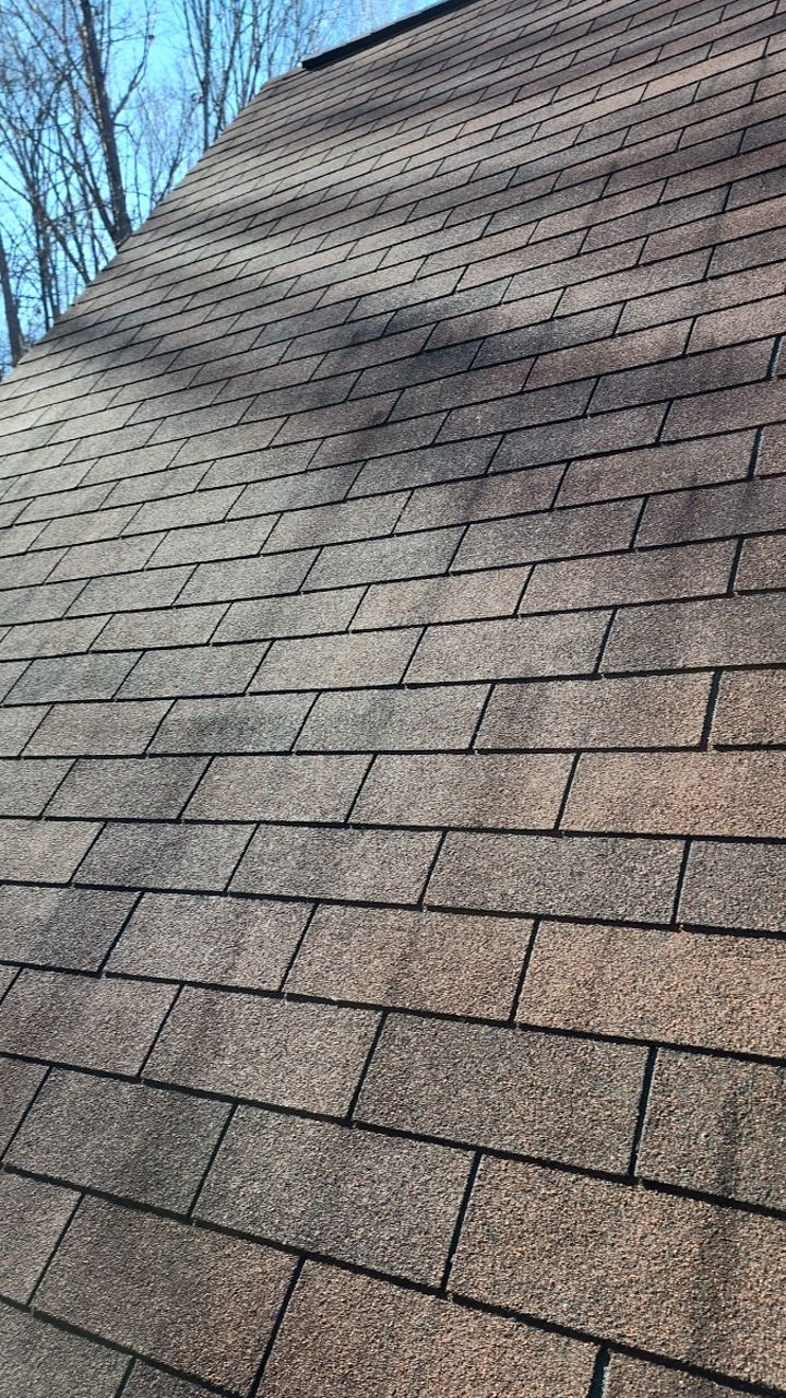 Gutter and Roof cleaning using cleaner by G&H Home Tech Pros LLC