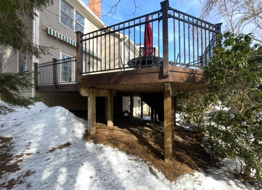 New Deck With a Screened In Porch In Mendham, New Jersey by deck guardian