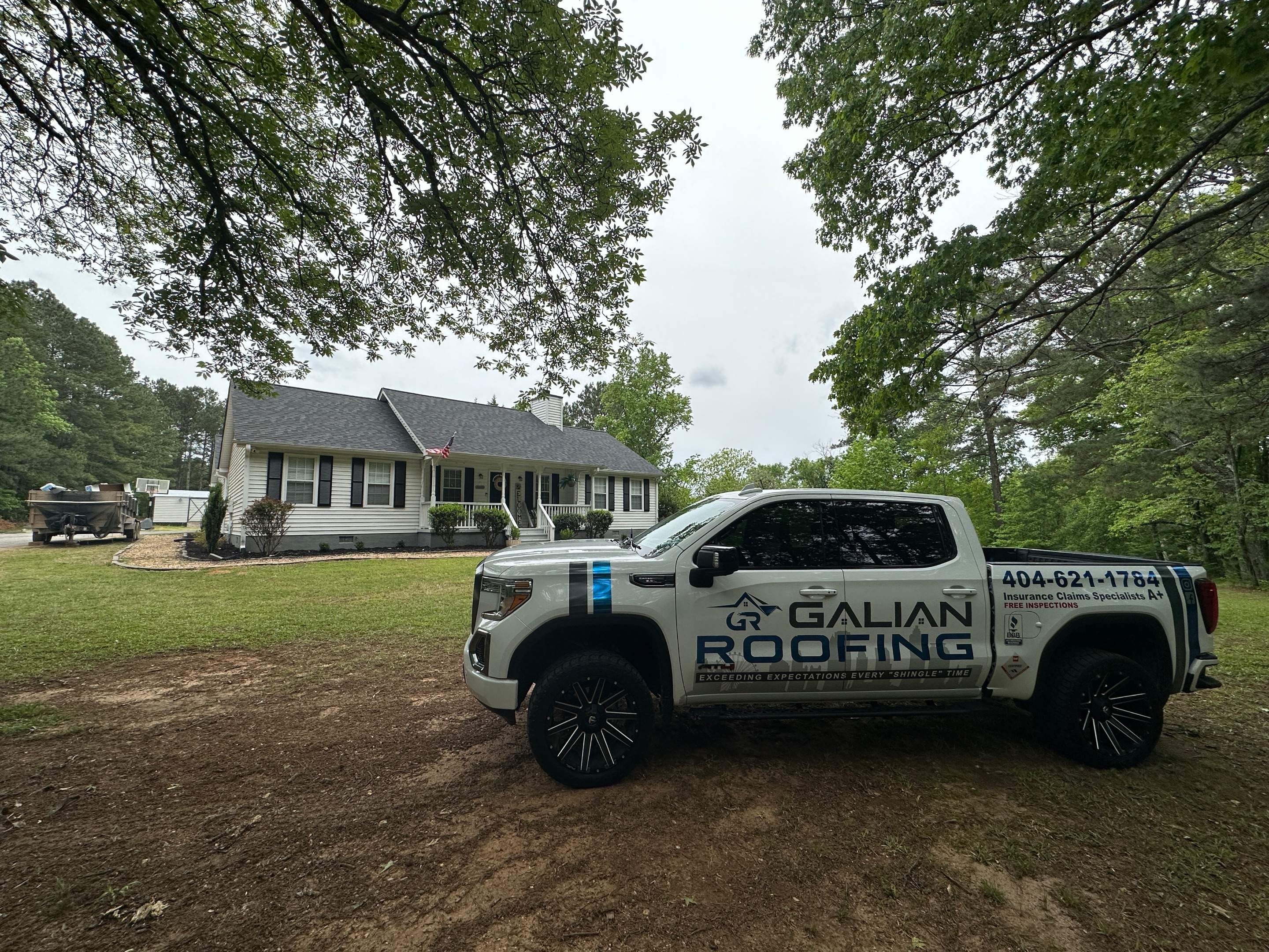 Residential Roofing Installation using asphalt shingle roofing by Galian Roofing LLC
