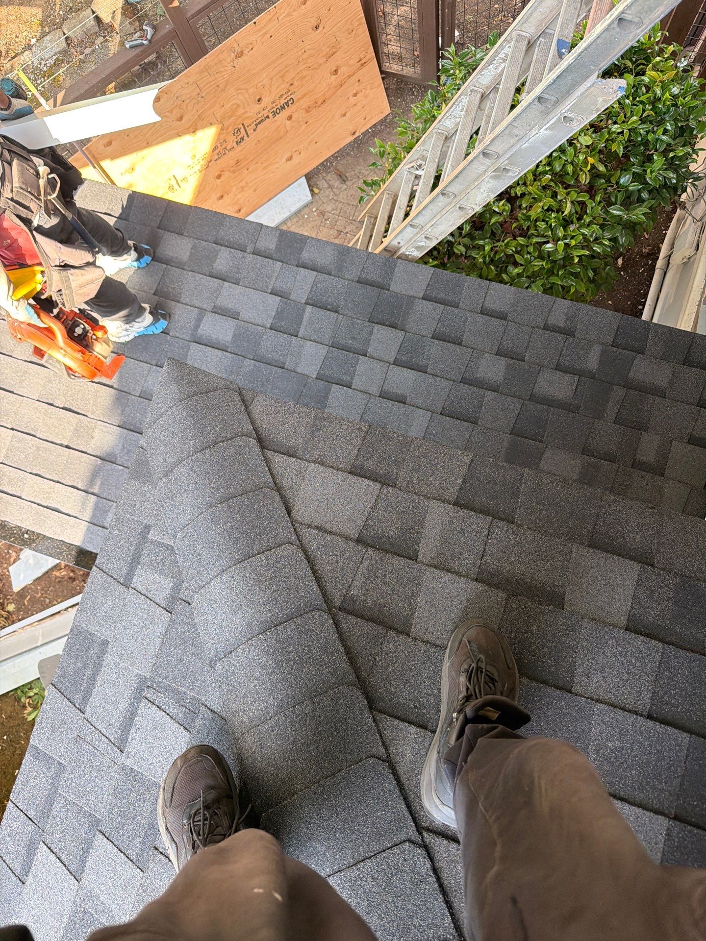 Residential Roofing Installation using GAF HDZ Shingles by Roofing Formula LLC