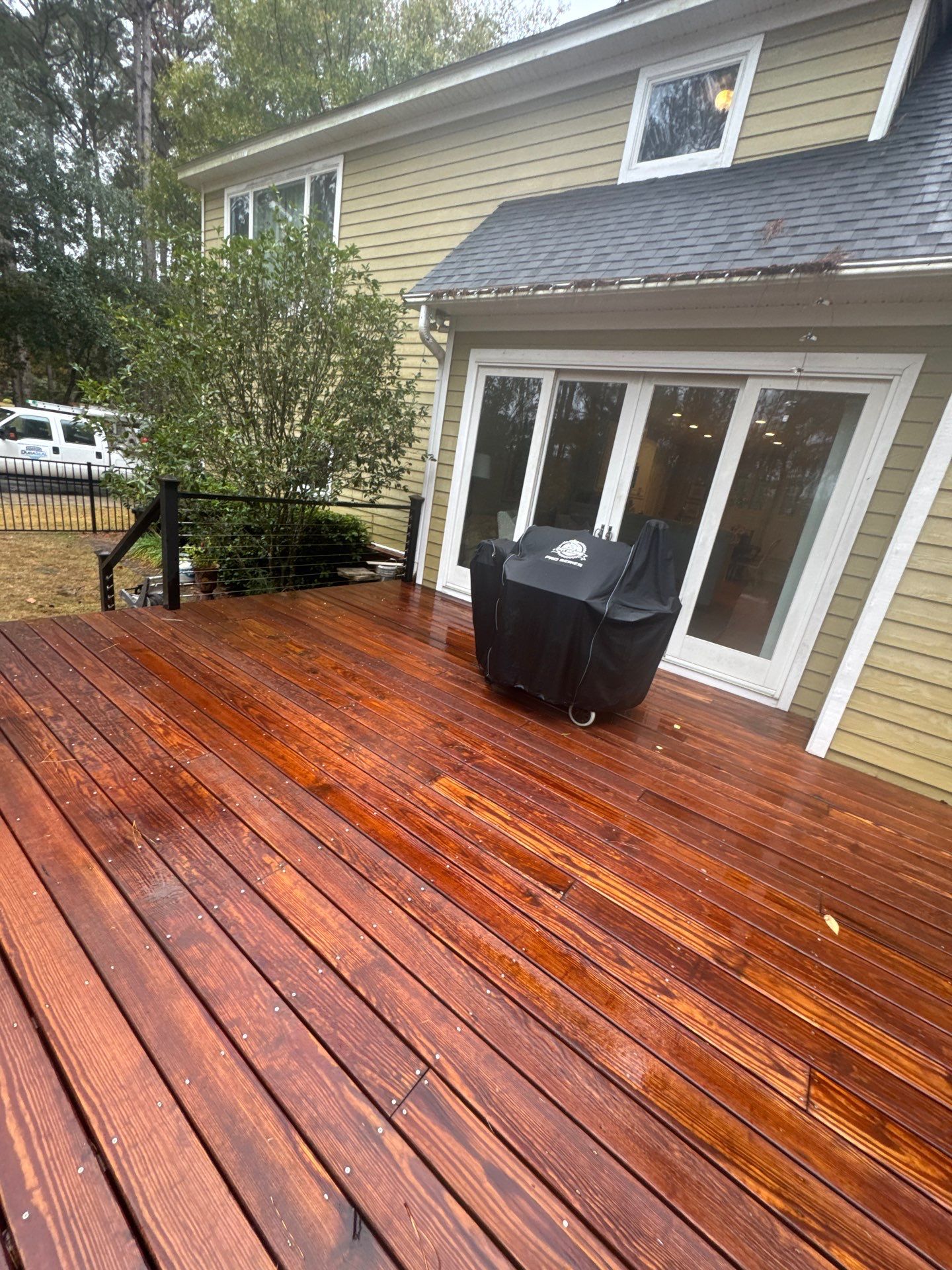 Weathered Deck using Wood Sealant by DuraSeal
