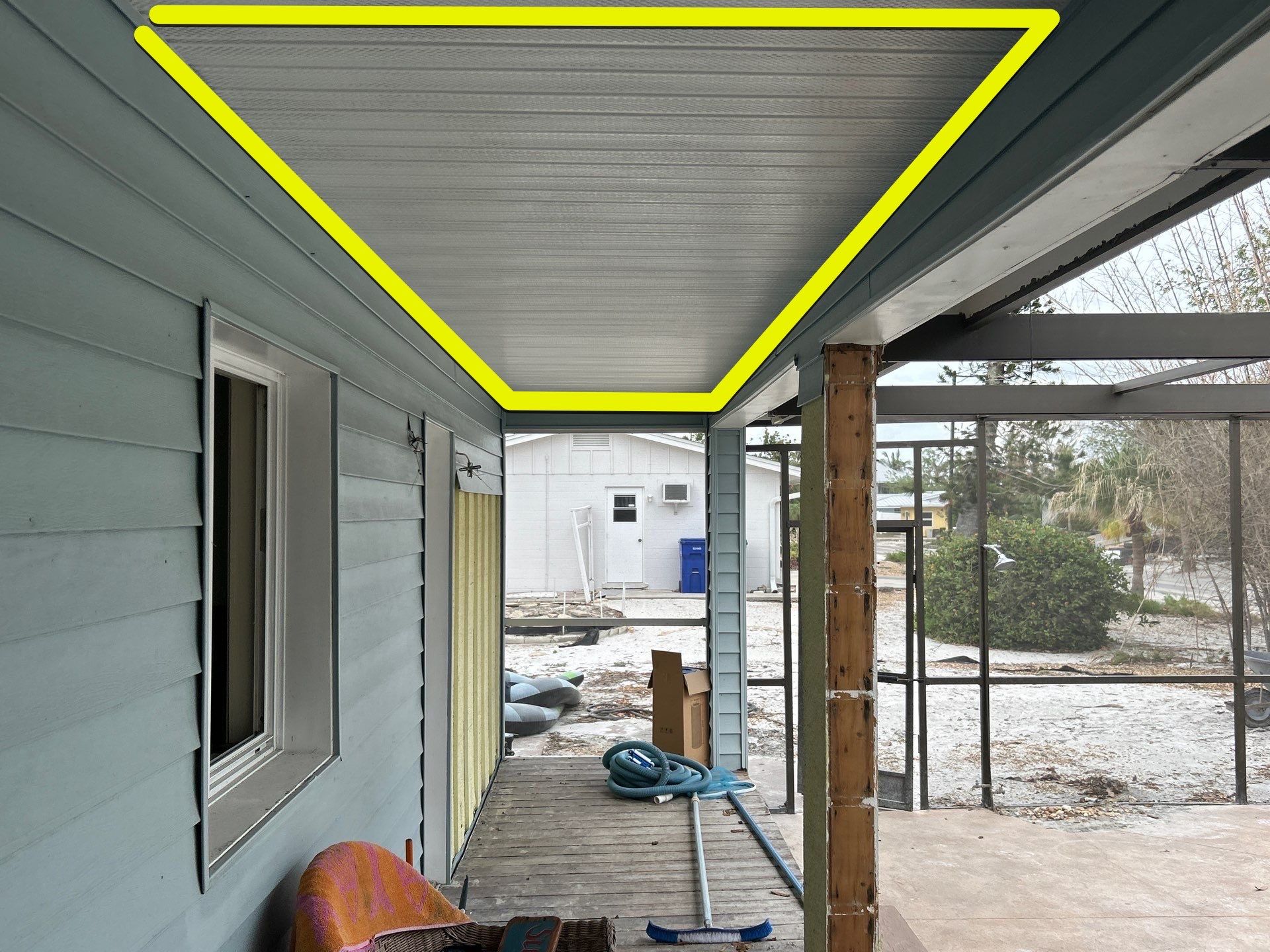 White Soffit and Fascia Upgrade in Longboat Key FL by Gutter Professors