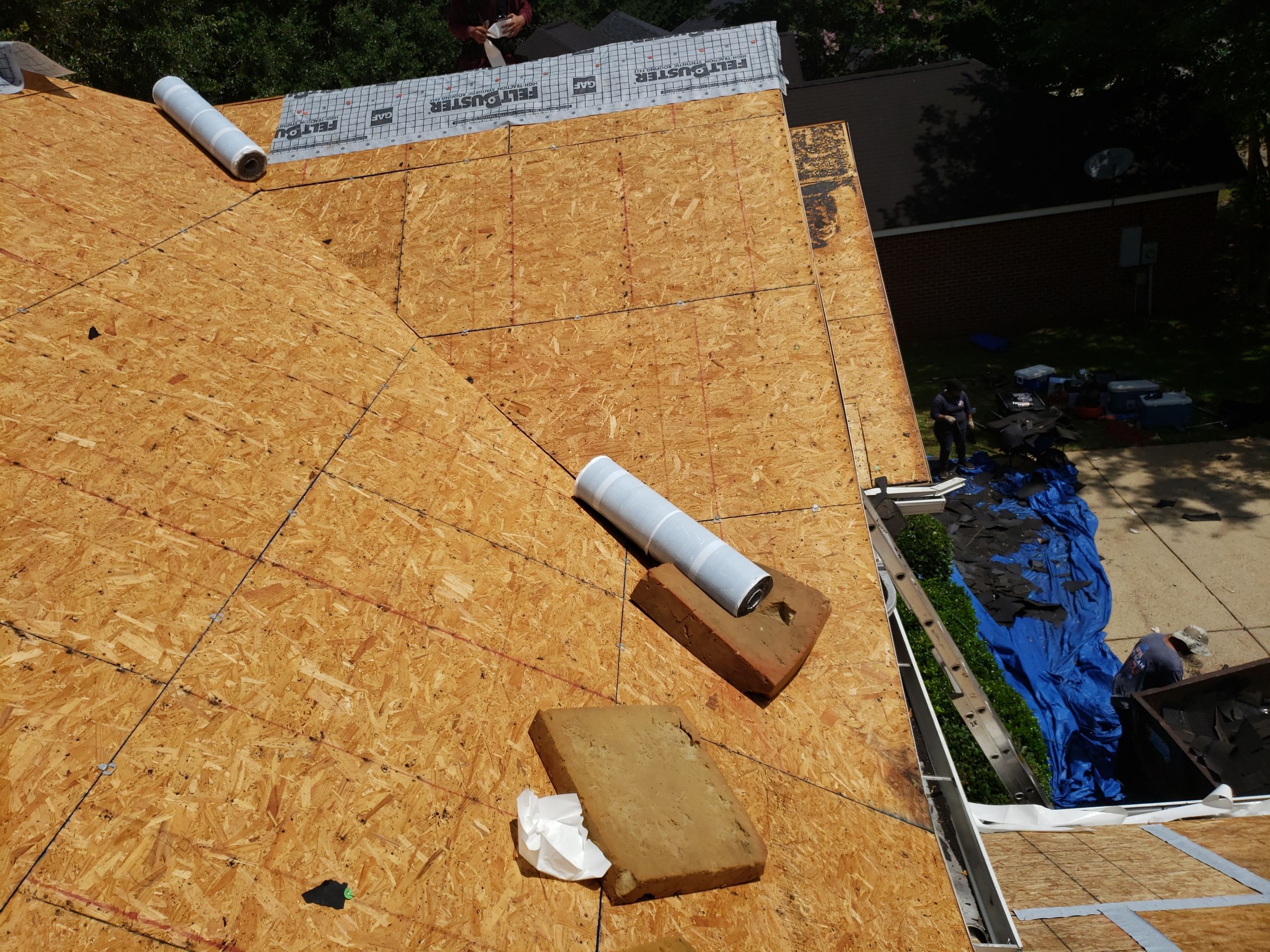 Residential Roofing Installation using Roof Replacement by American Roofing & Construction LLC