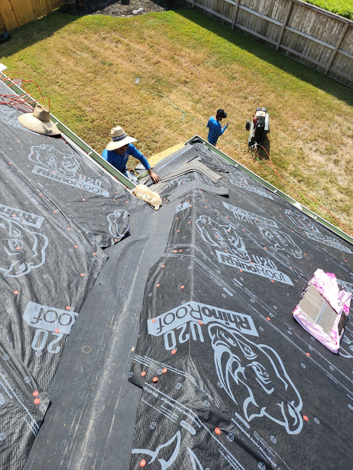 Residential Roofing Installation using Owen's Corning Duration (Lifetime) Shingles by Roof Repair Company