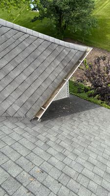 Turtle Shell gutter protection installation in Warrenville, IL 60555, photograph 17
