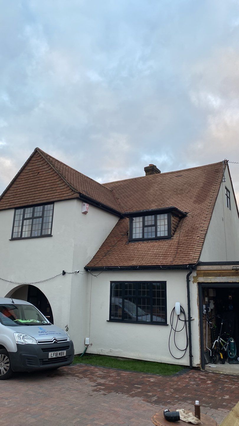 Roof Clean using Honda 15lpm Low Pressure Washing Machine by Ges Exterior Cleaning ltd